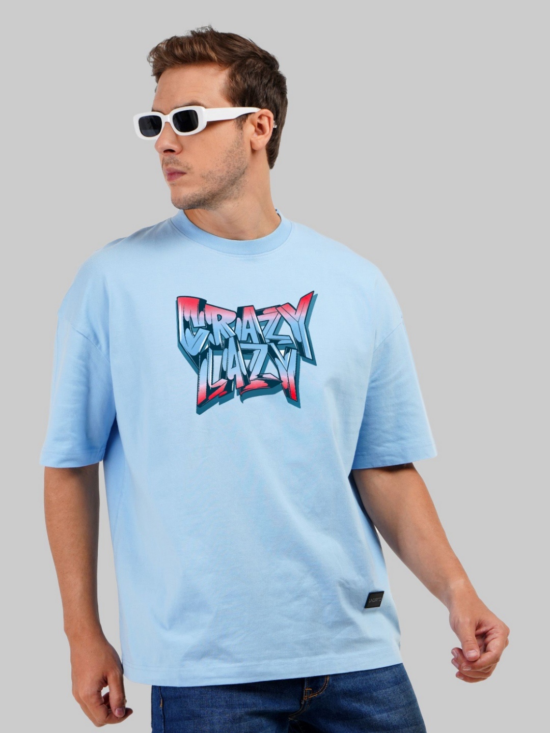 

Underrated Club Men Typography Printed Bio Finish T-shirt, Blue