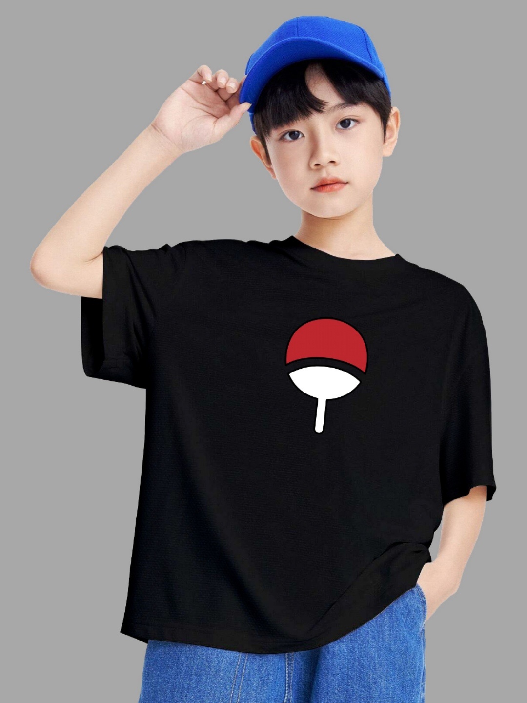

MODARUE Boys Printed T-shirt, Black