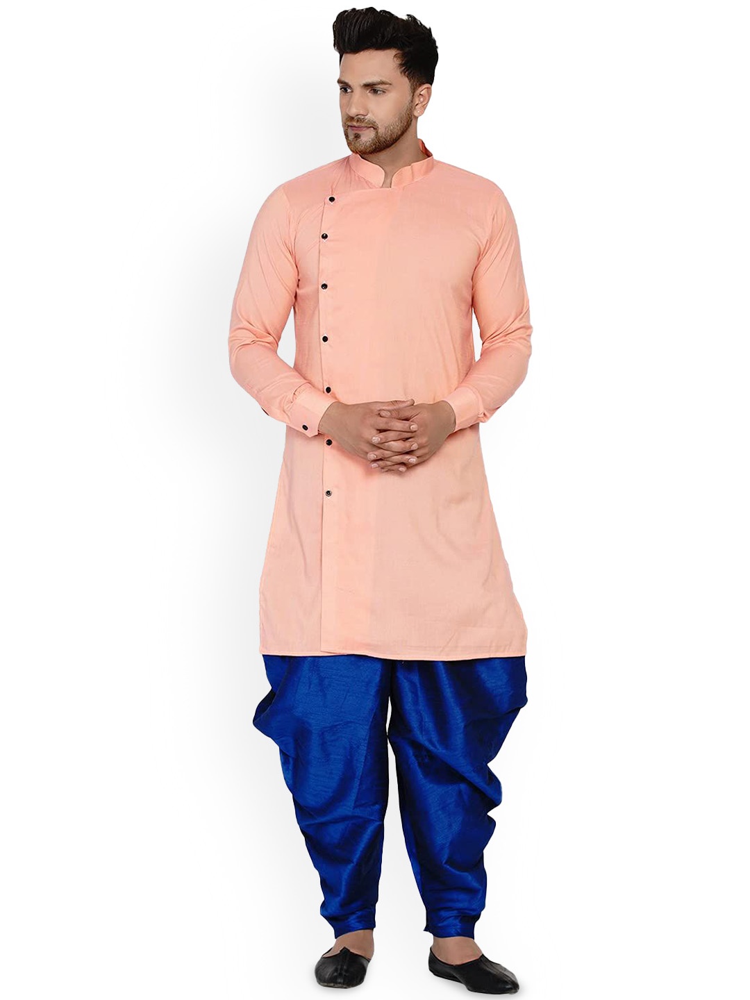 

VEERA PARIDHAAN Mandarin Collar Straight Kurta, Pink