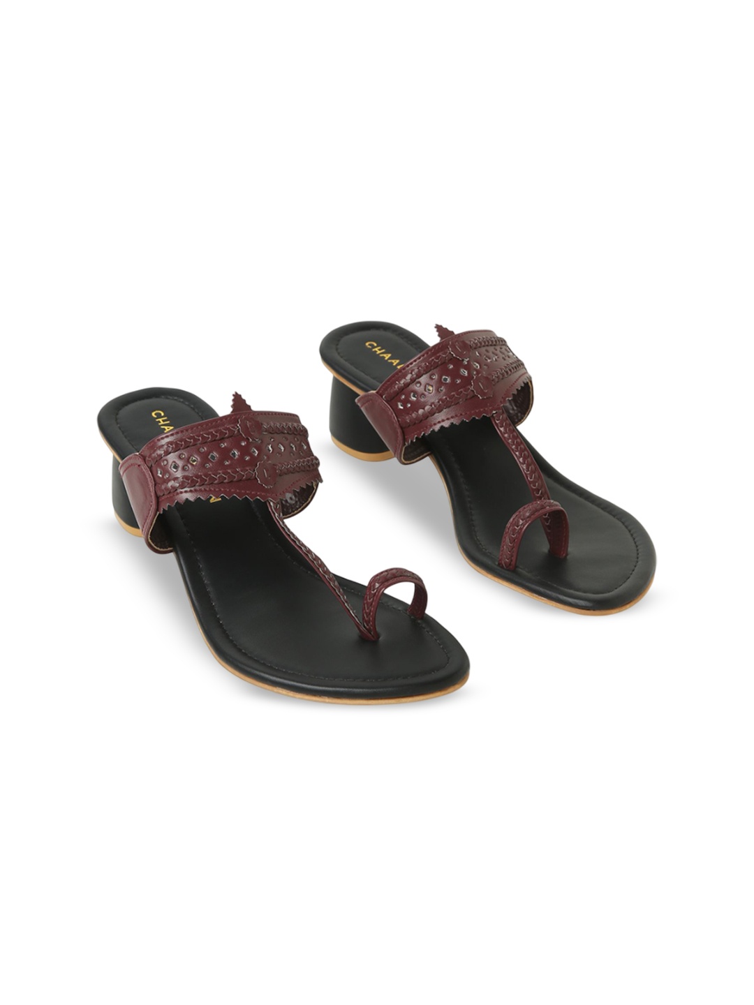 

CHAAL CHALAN PU Ethnic Block with, Maroon