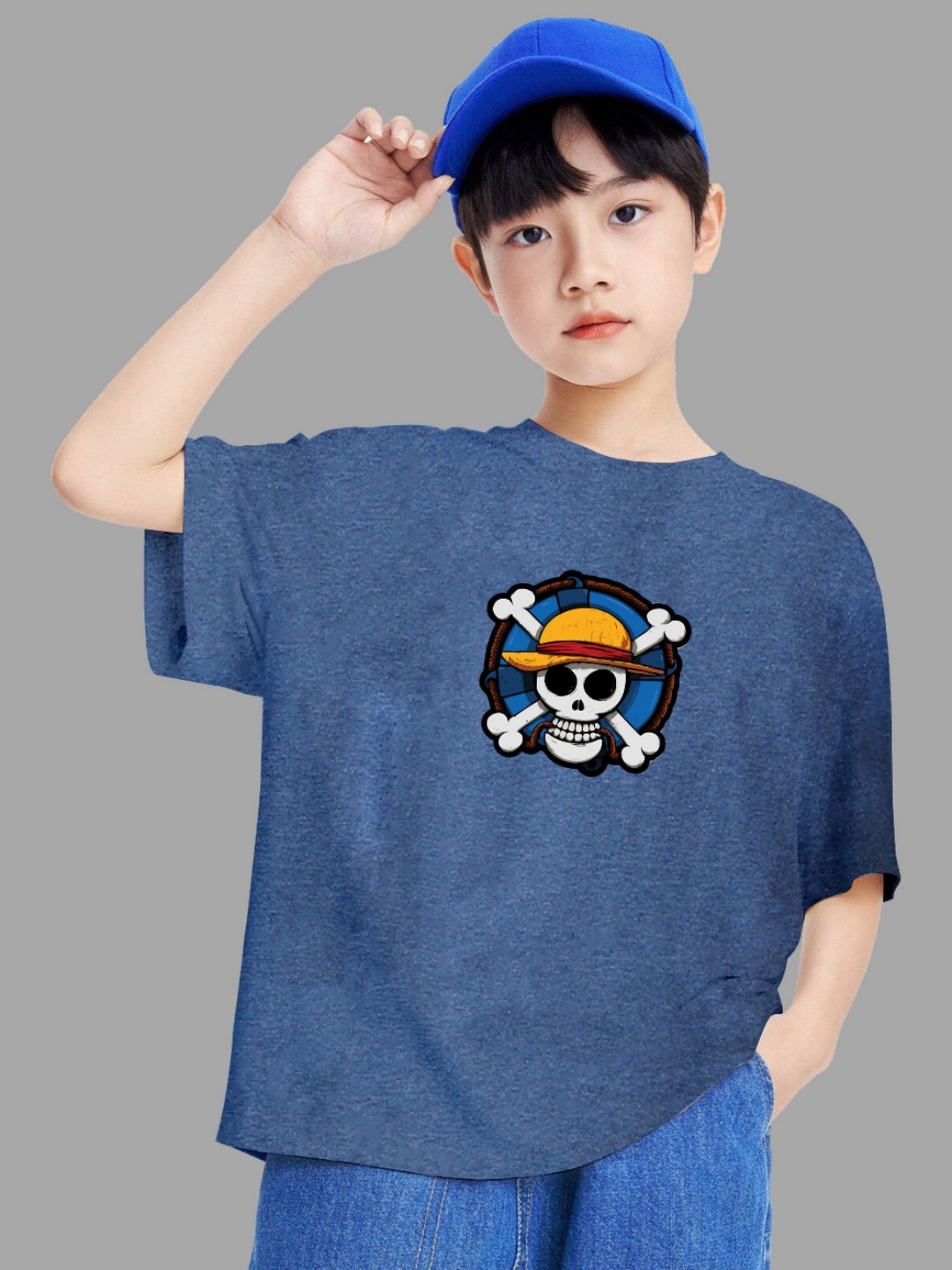 

MODARUE Boys Printed T-shirt, Blue