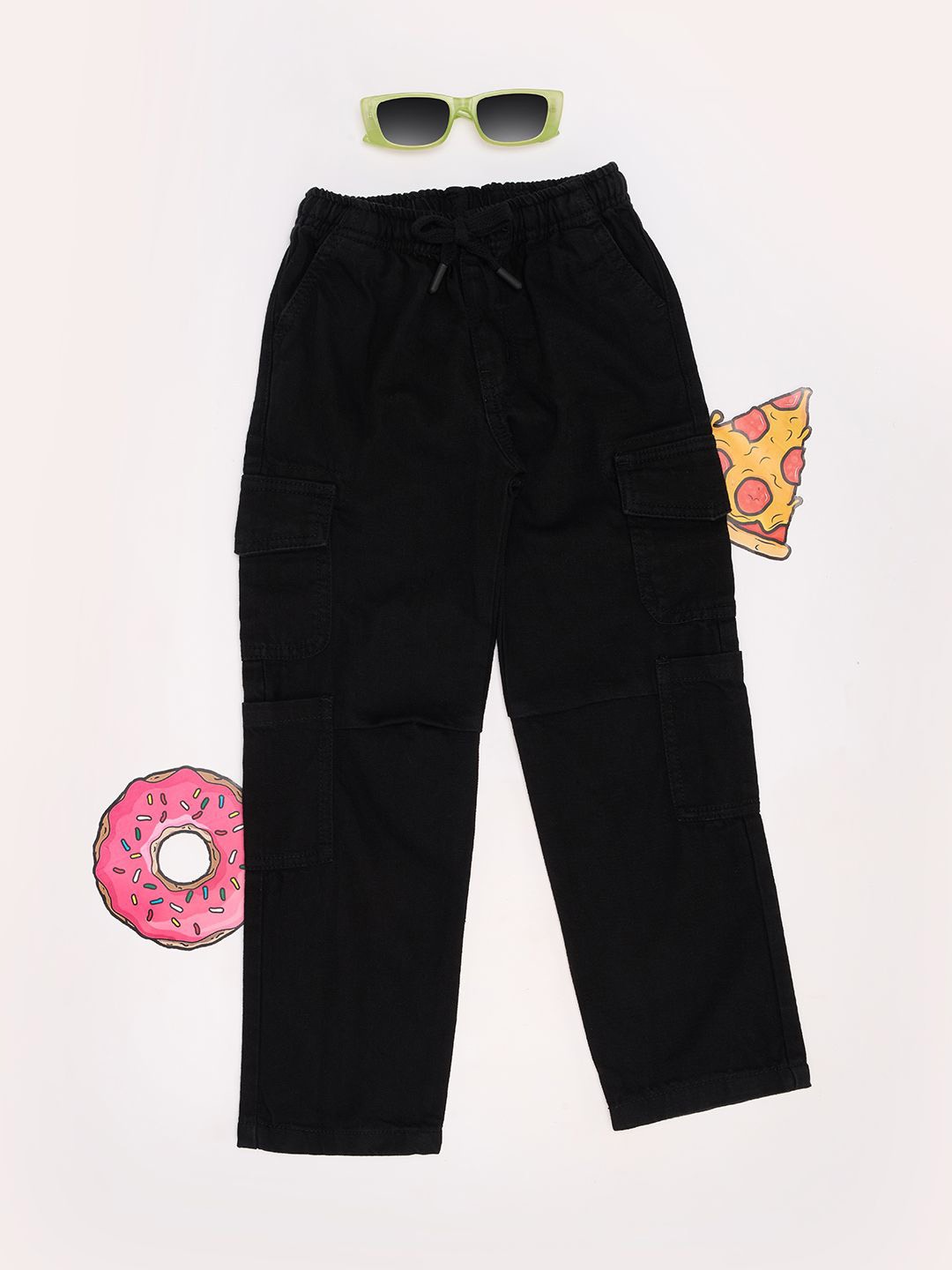 

Pantaloons Junior Girls Mid-Rise Regular Fit Jeans, Black