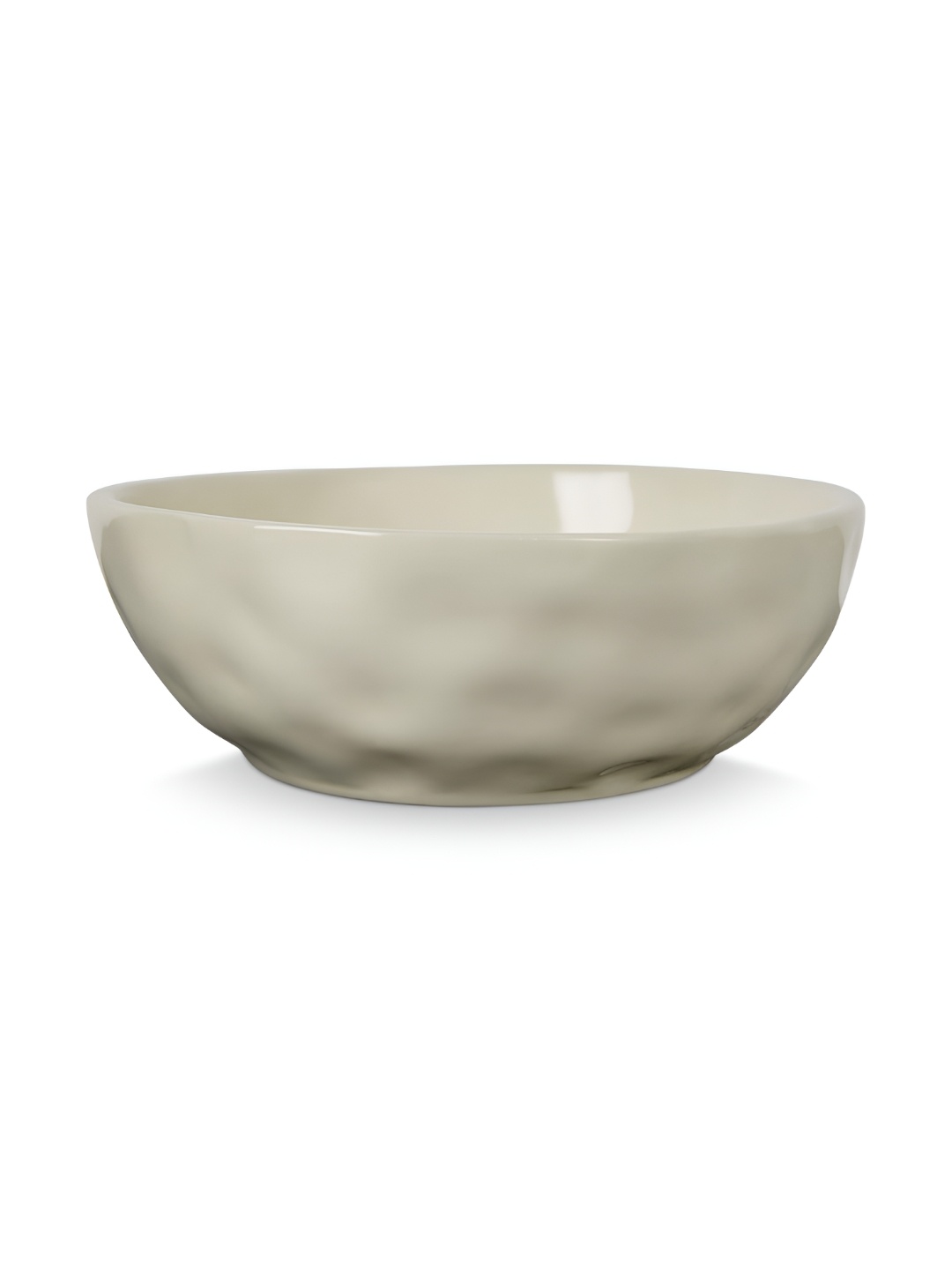 

IAAH Earth-Friendly Solasta Stoneware Serving Bowl For Hot & Cold Serving, Off white