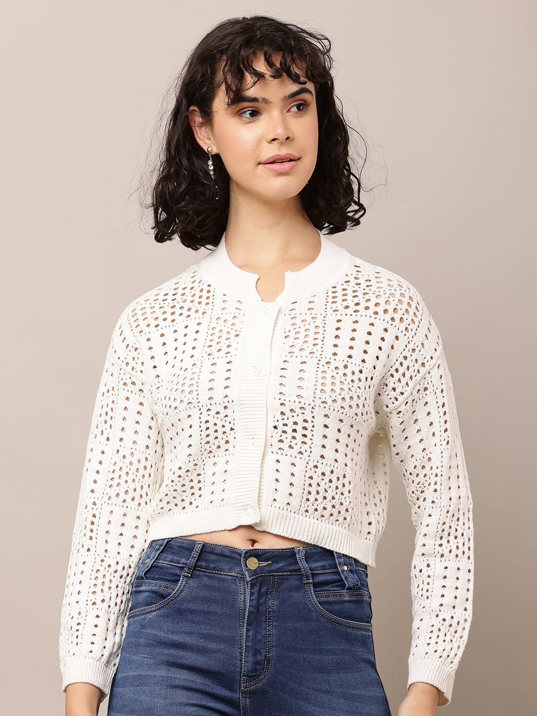 

NoBarr Women Crop, White