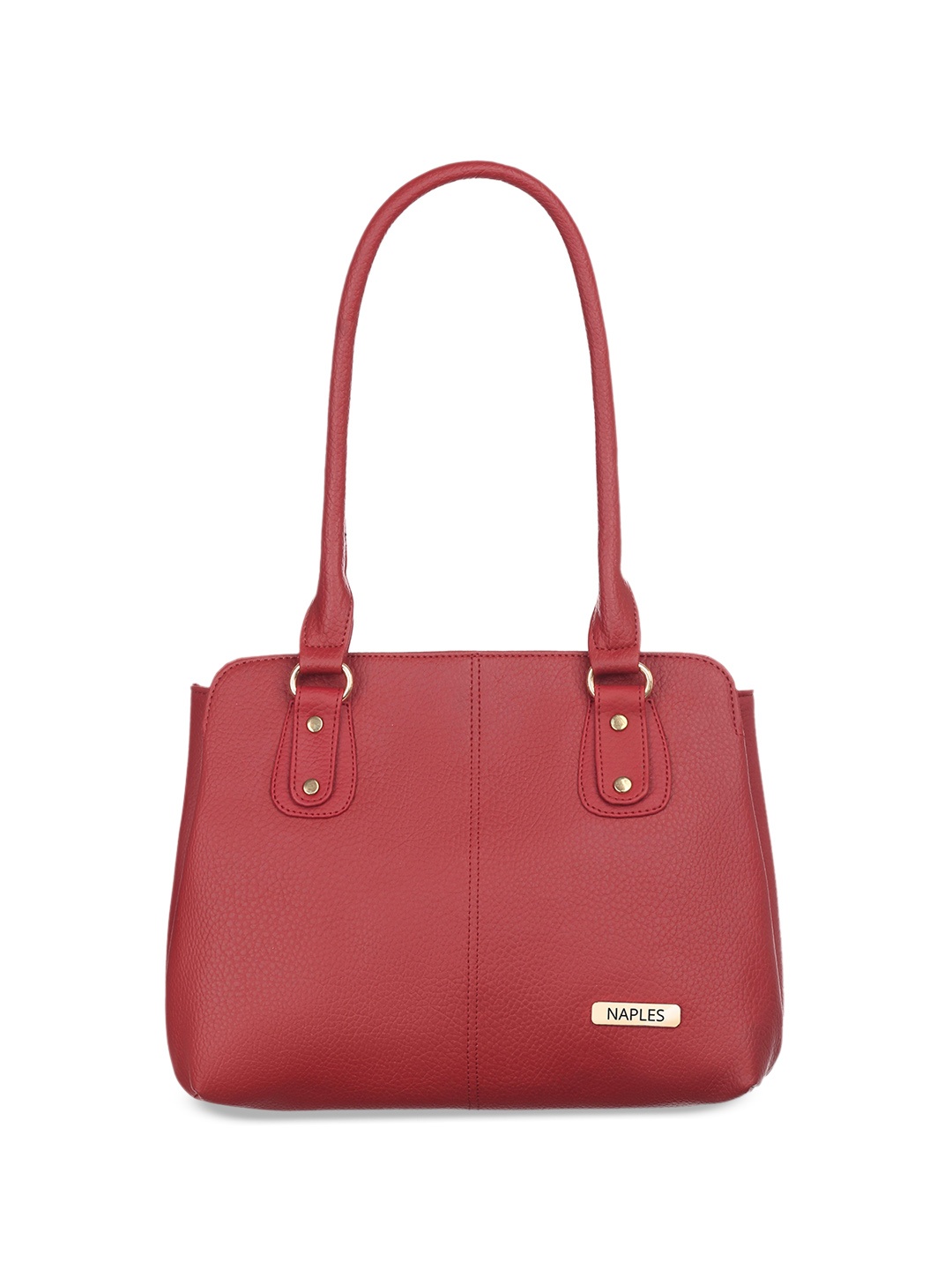 

Naples PU Structured Shoulder Bag, Maroon