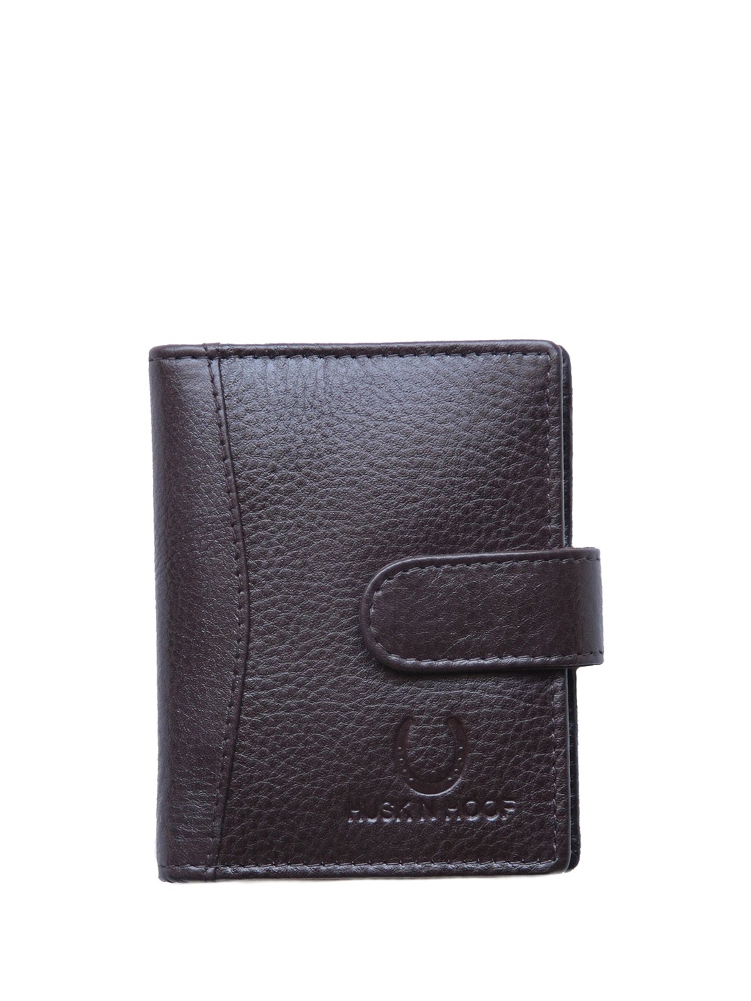 

Husk N Hoof Men Leather Card Holder, Brown