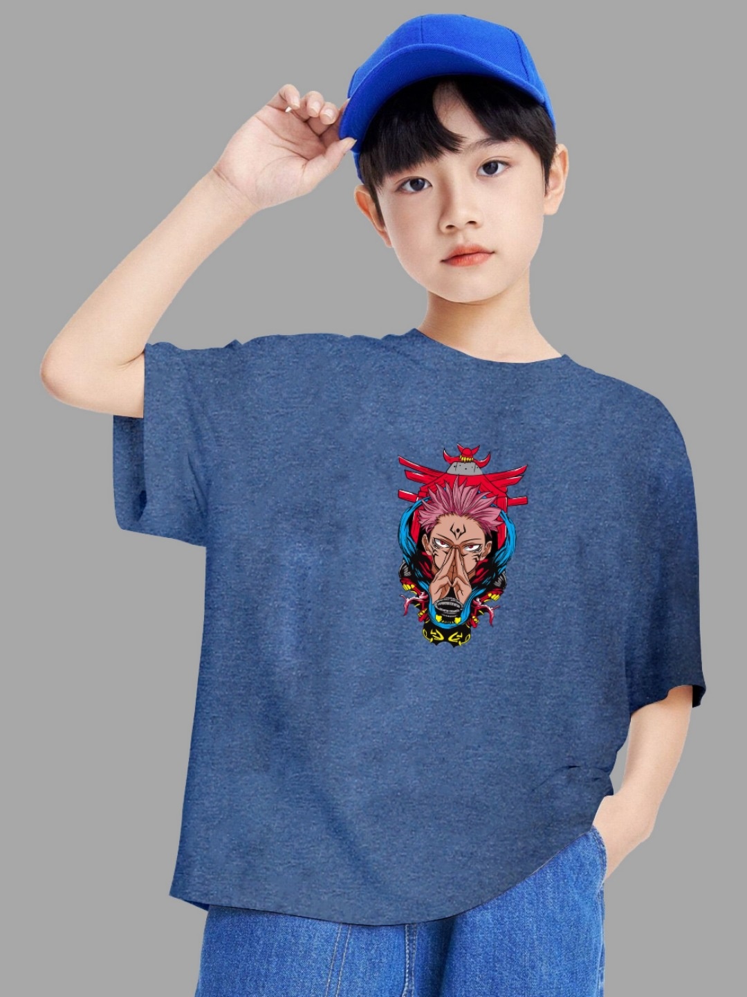 

MODARUE Boys Printed T-shirt, Blue