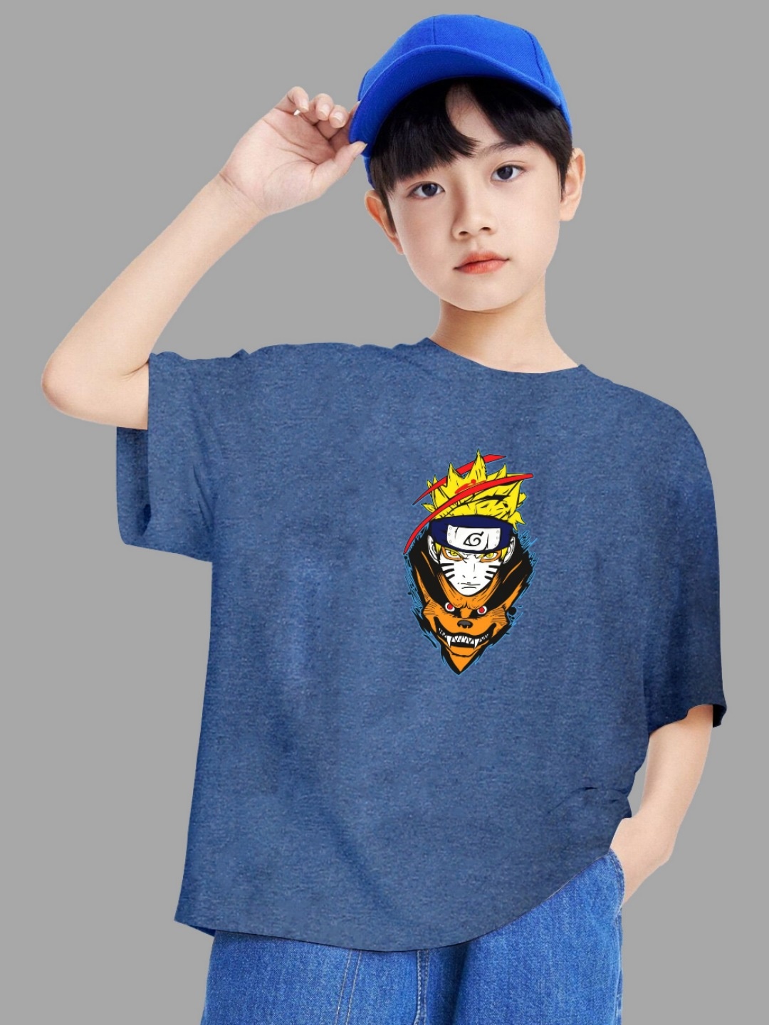 

MODARUE Boys Printed T-shirt, Blue