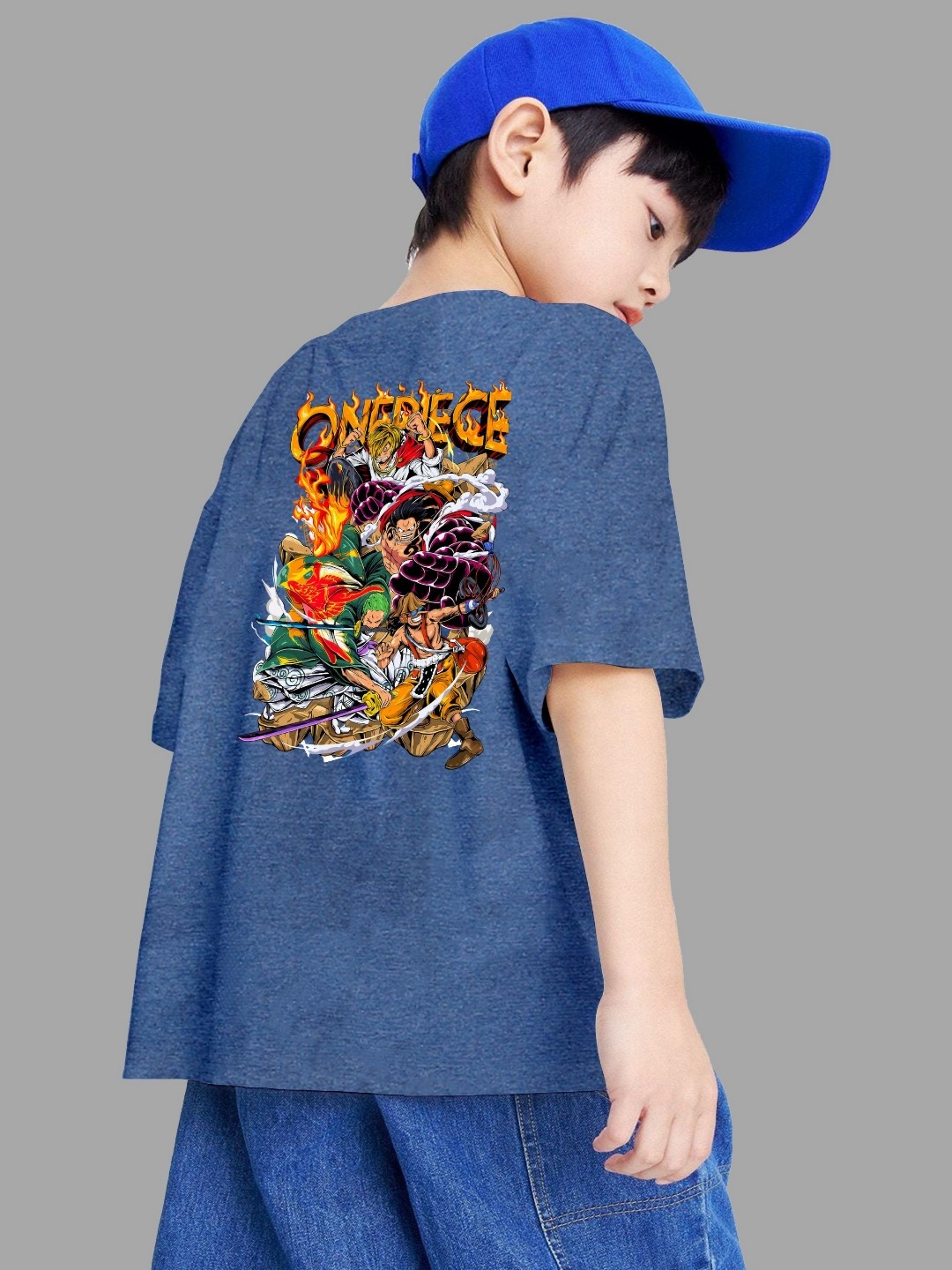 

MODARUE Boys Printed T-shirt, Blue
