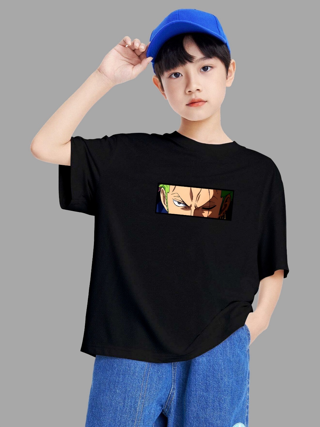 

MODARUE Boys Printed T-shirt, Black