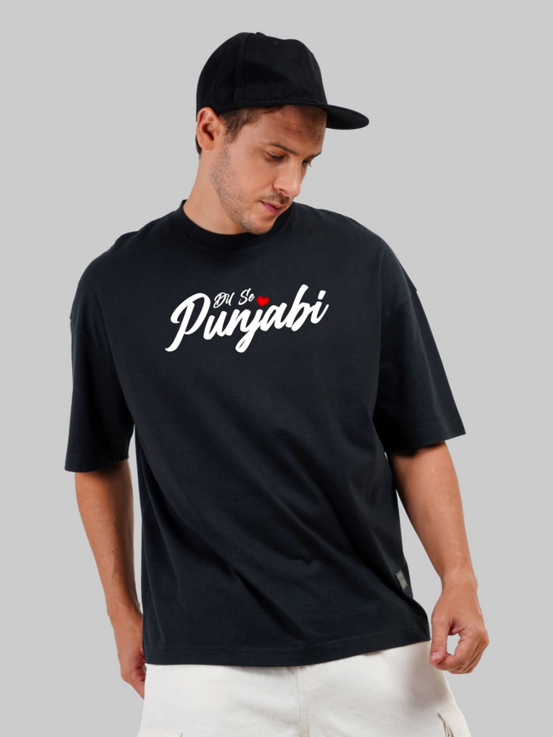 

Underrated Club Men Typography Printed Bio Finish Applique T-shirt, Black