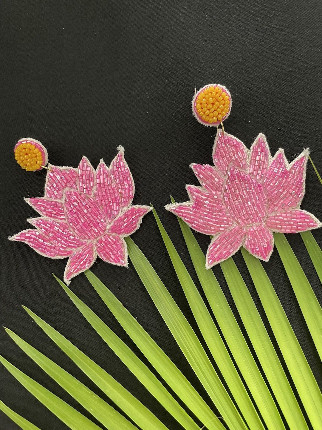

Digital Dress Room Floral Drop Earrings, Multi