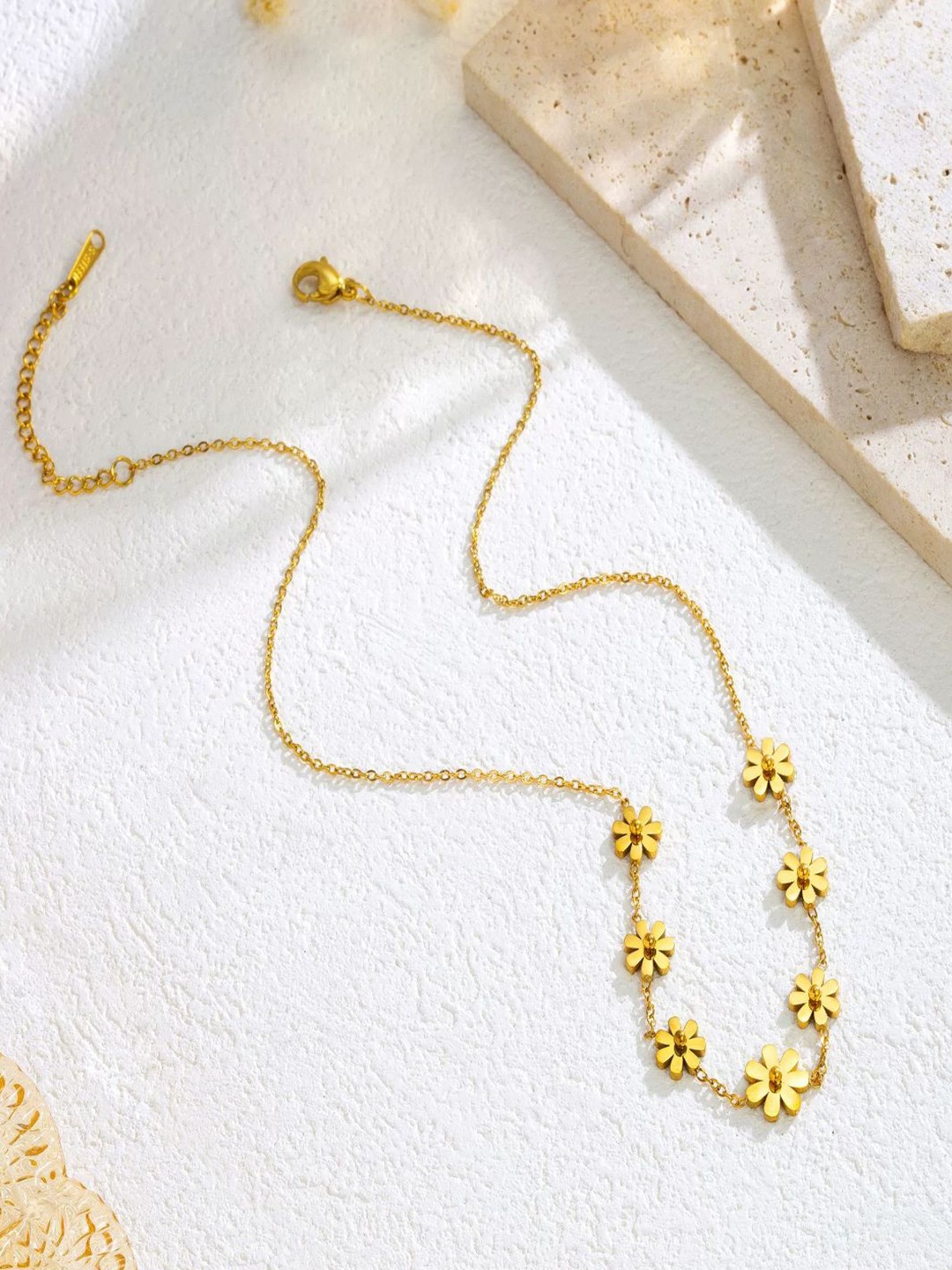 

AQUASTREET Gold-Plated Handcrafted Necklace