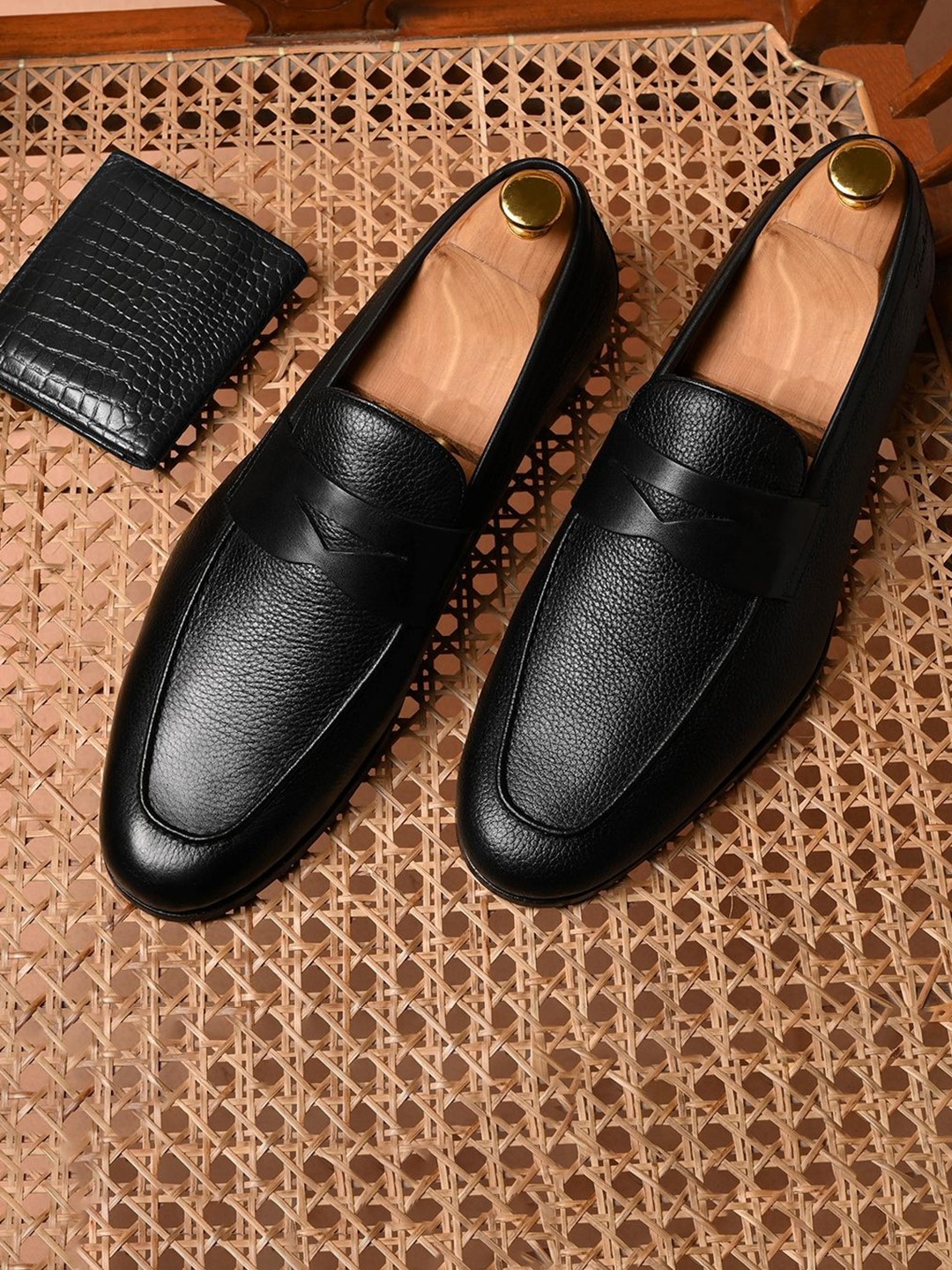 

Florsheim Men Leather Formal Slip-ons, Black