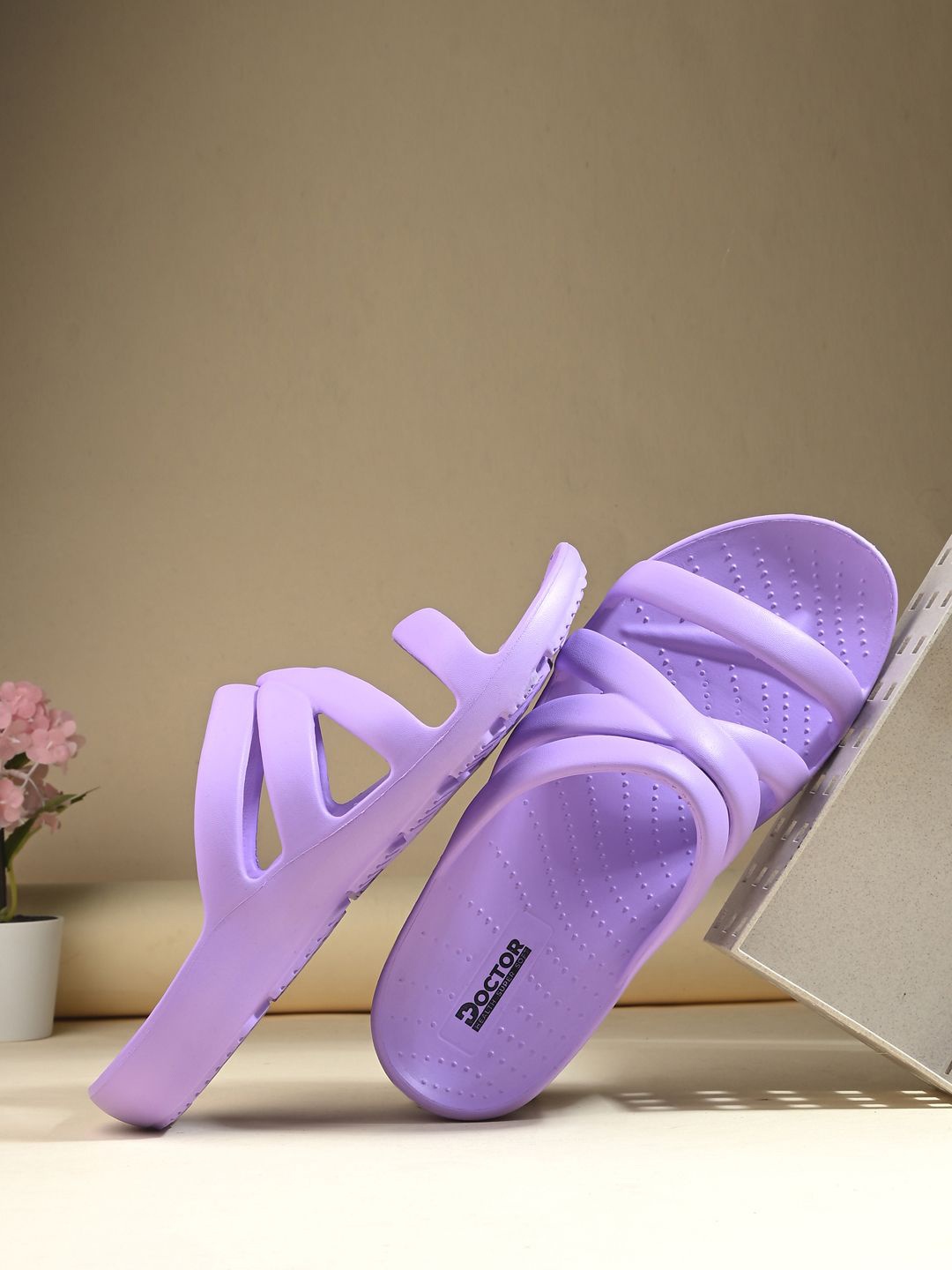 

DOCTOR HEALTH SUPER SOFT Women Slip-On, Purple