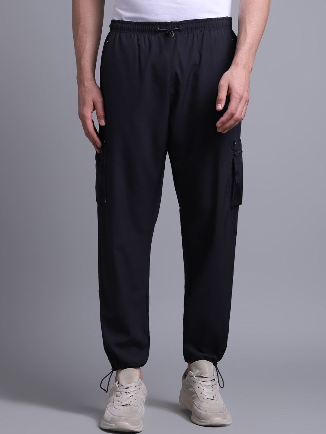 

HRX by Hrithik Roshan Men Mid Rise Joggers, Navy blue