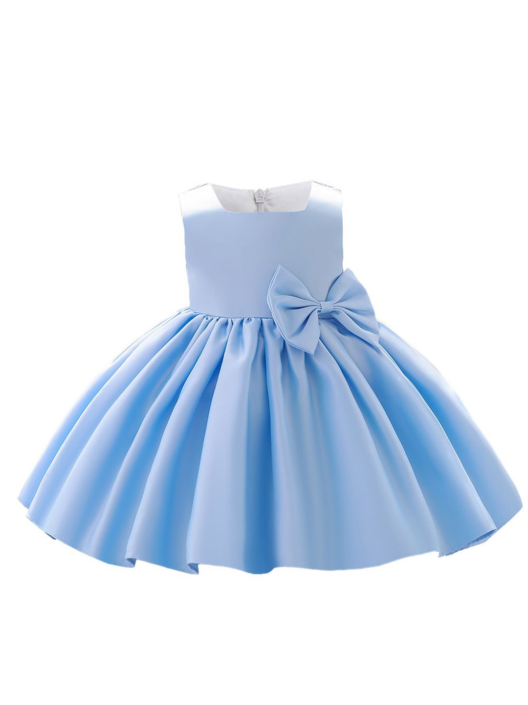 

StyleCast x Revolte Girls Square Neck Fit & Flare Dress, Blue