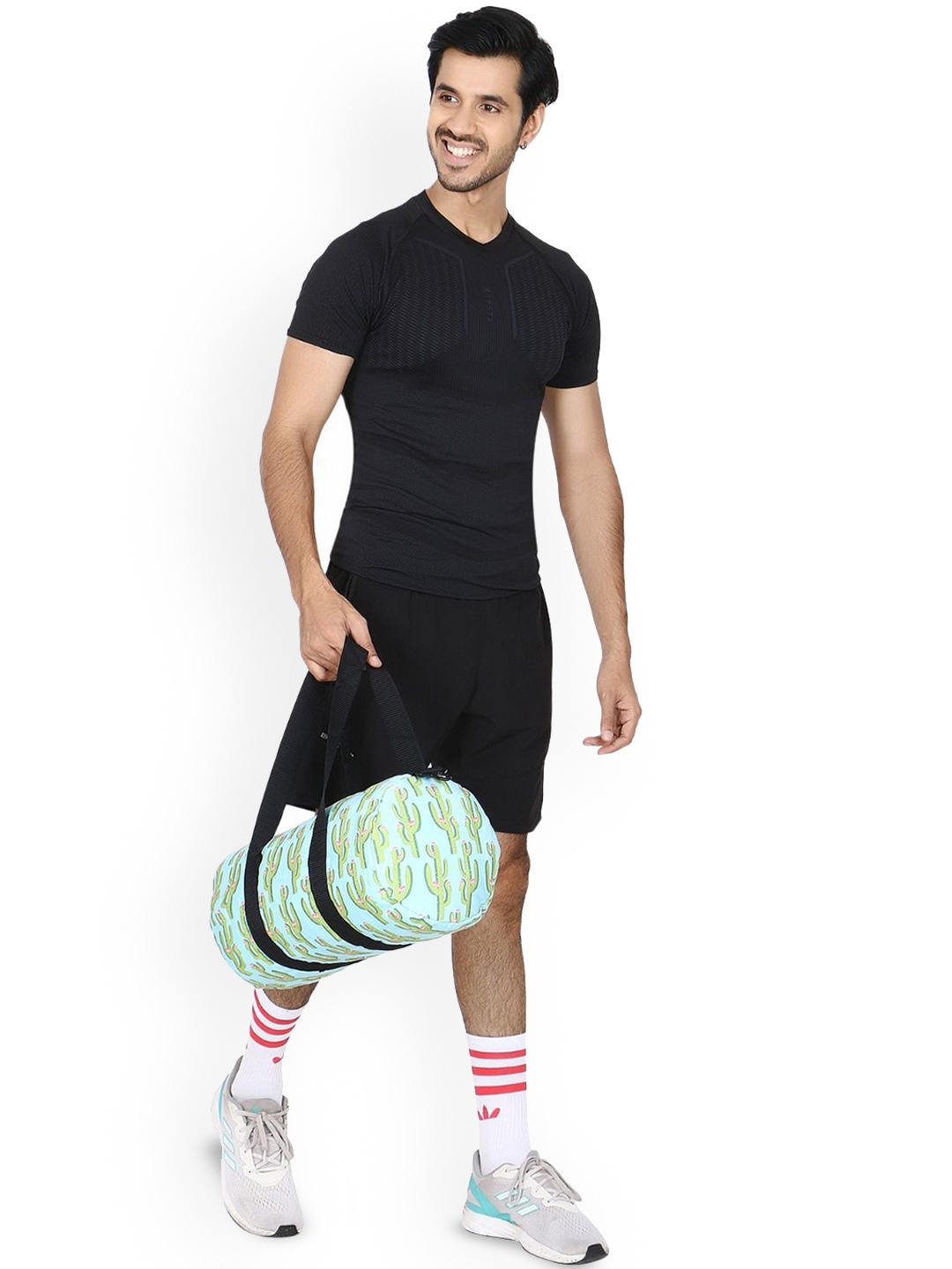 

the sack co Printed Medium Sports or Gym Duffel Bag, Blue