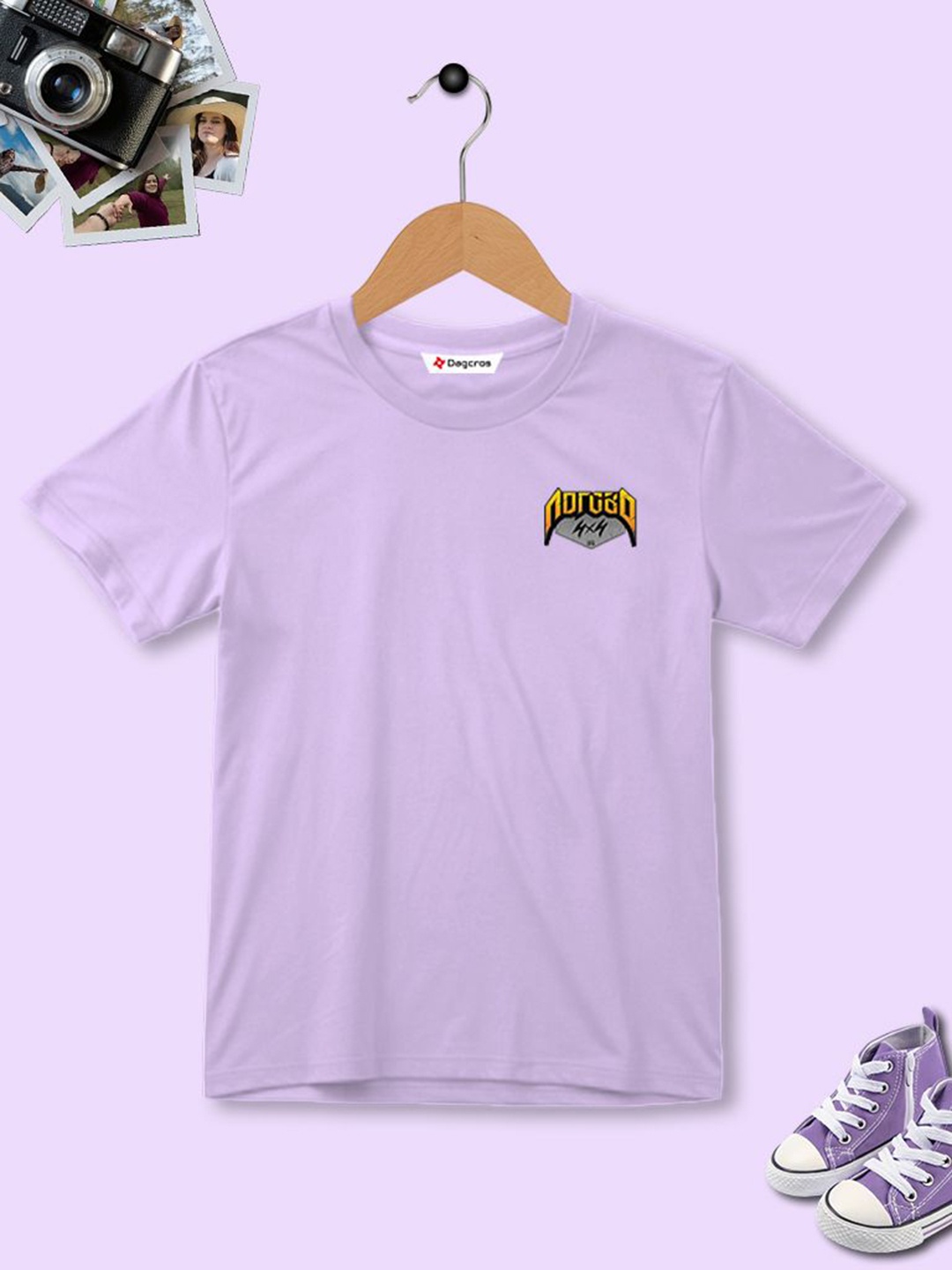 

Dagcros Boys Printed T-shirt, Lavender