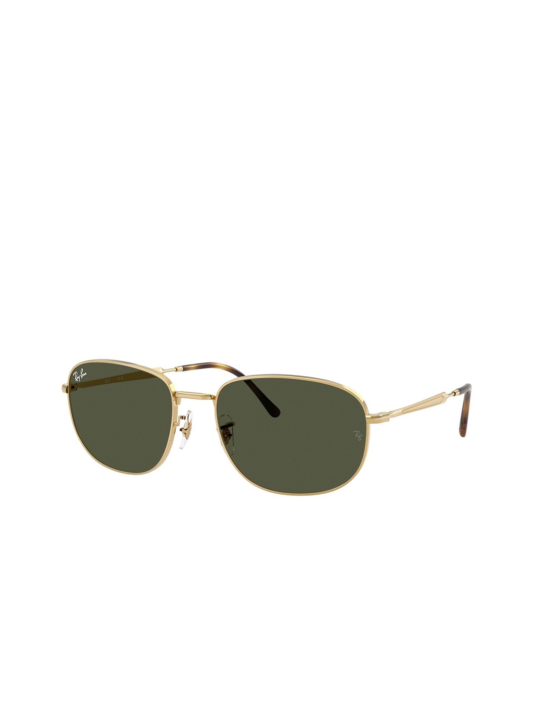

Ray-Ban Unisex Square Sunglasses with UV Protected Lens, Green