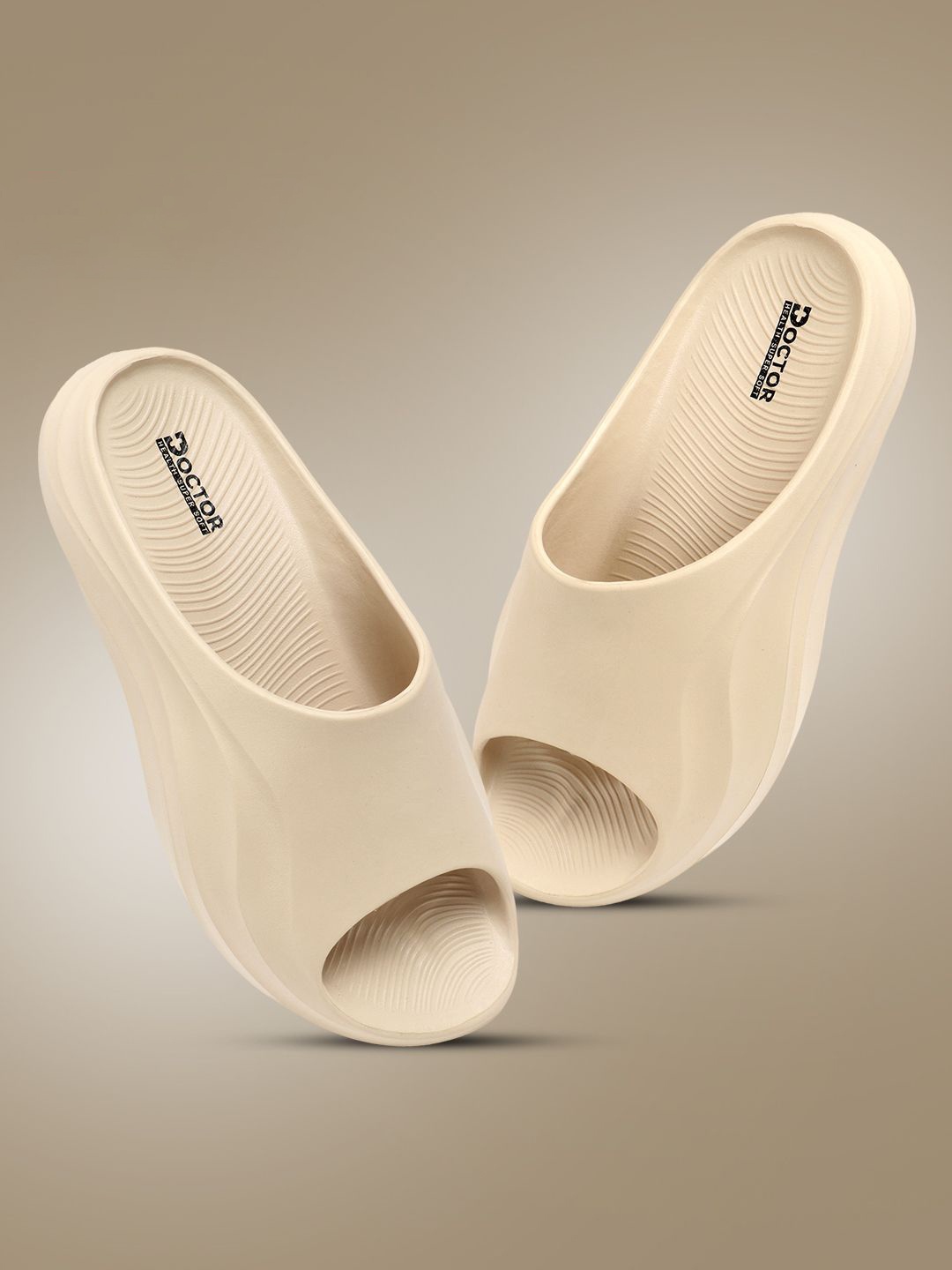 

DOCTOR HEALTH SUPER SOFT Men Sliders, Beige