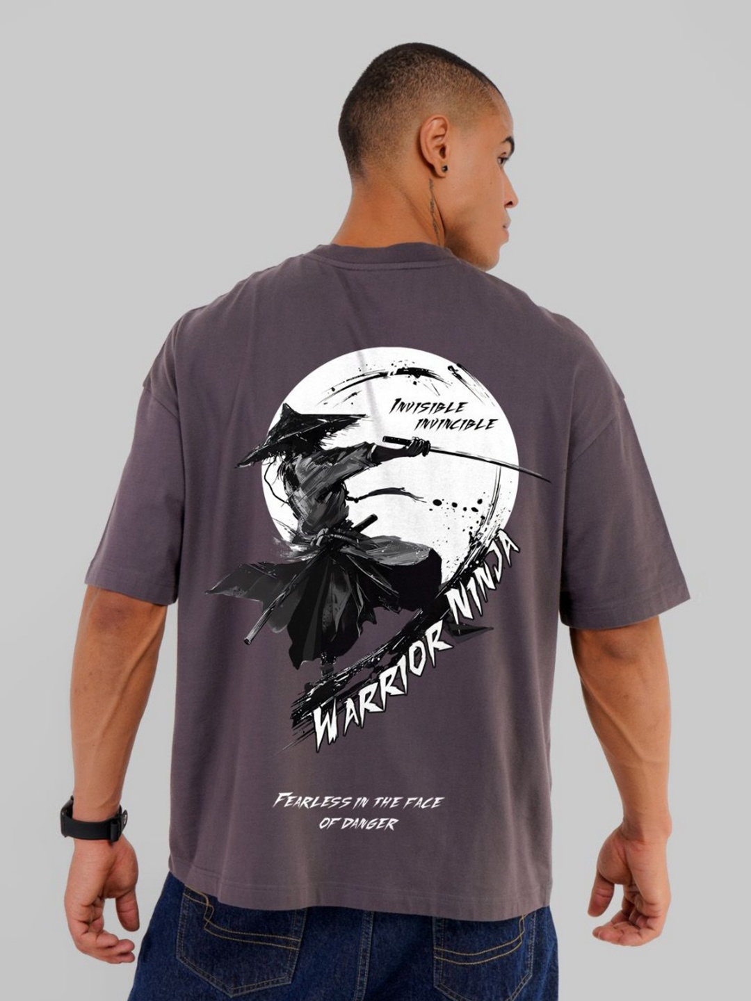 

Underrated Club Men Printed Bio Finish T-shirt, Grey