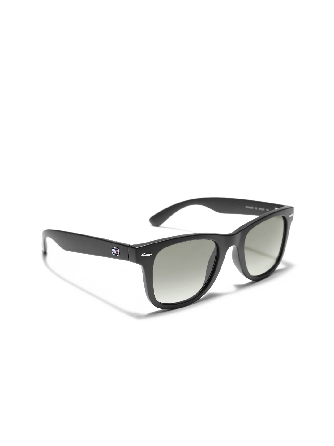 

Tommy Hilfiger Unisex Square Sunglasses with UV Protected Lens - TH VALEN C2 50 S, Black