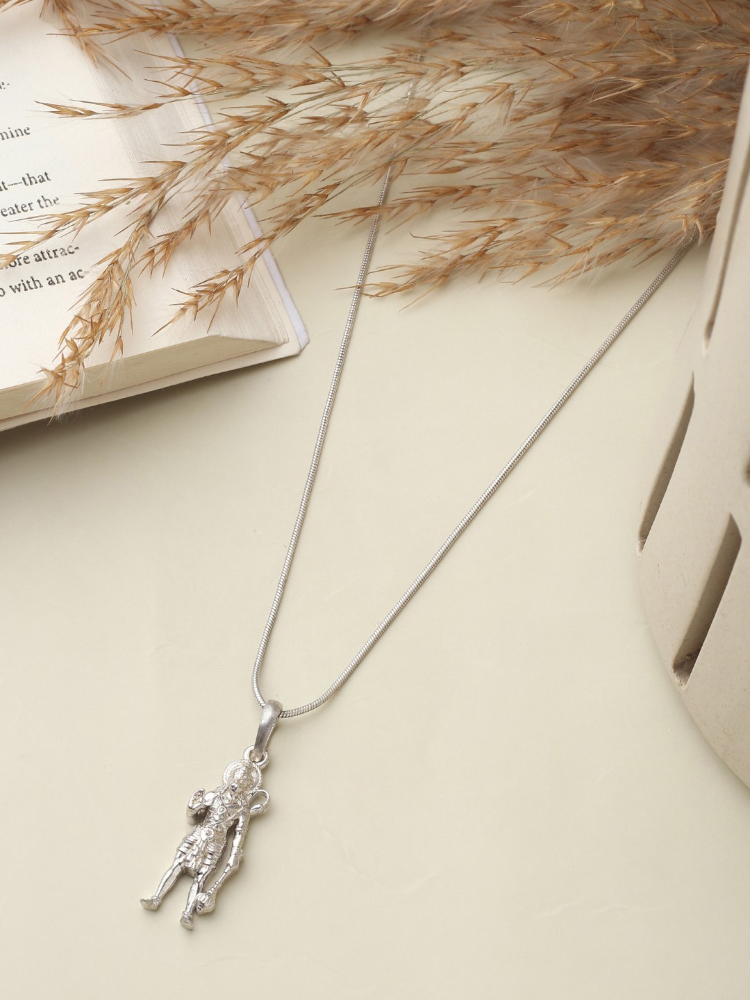 

Metronaut Hanuman Ji-Charm Pendant, Silver