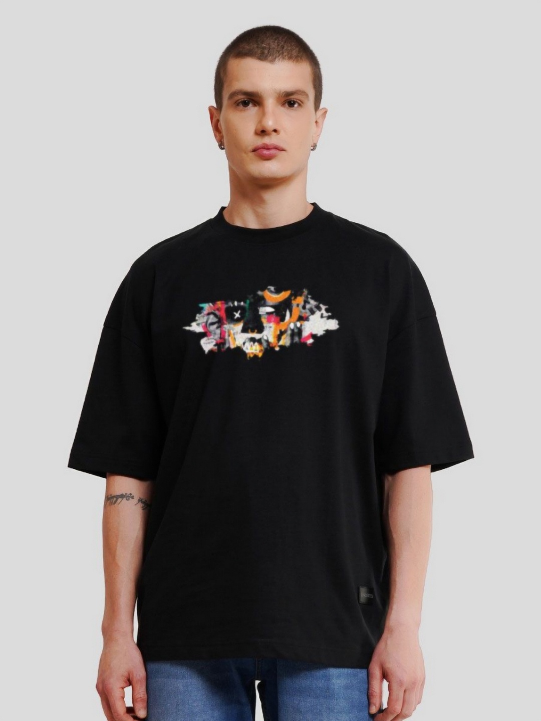 

Underrated Club Men Printed Bio Finish T-shirt, Black