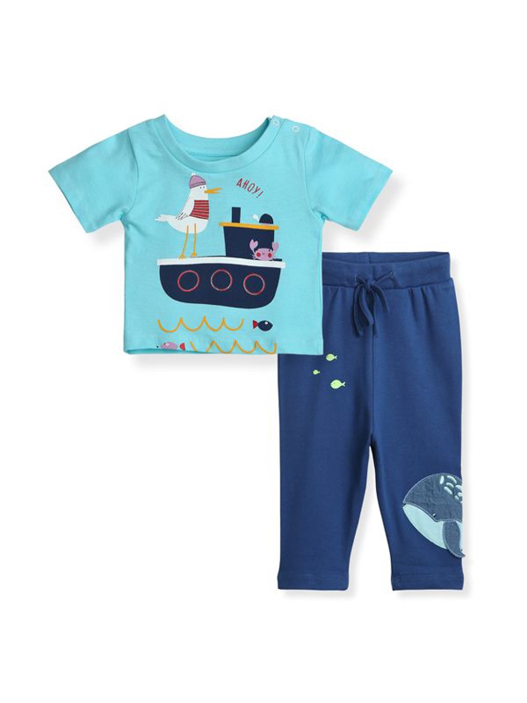 

BONTOTS Boys Printed T-shirt, Navy blue