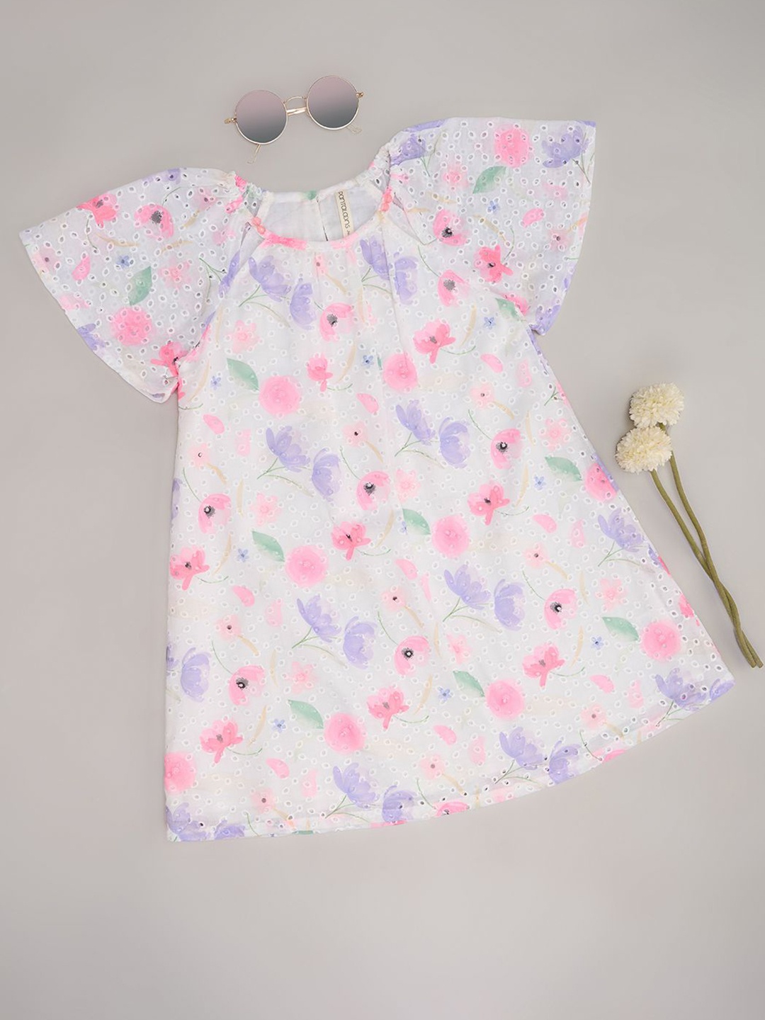 

Pantaloons Junior Short Dress, Off white
