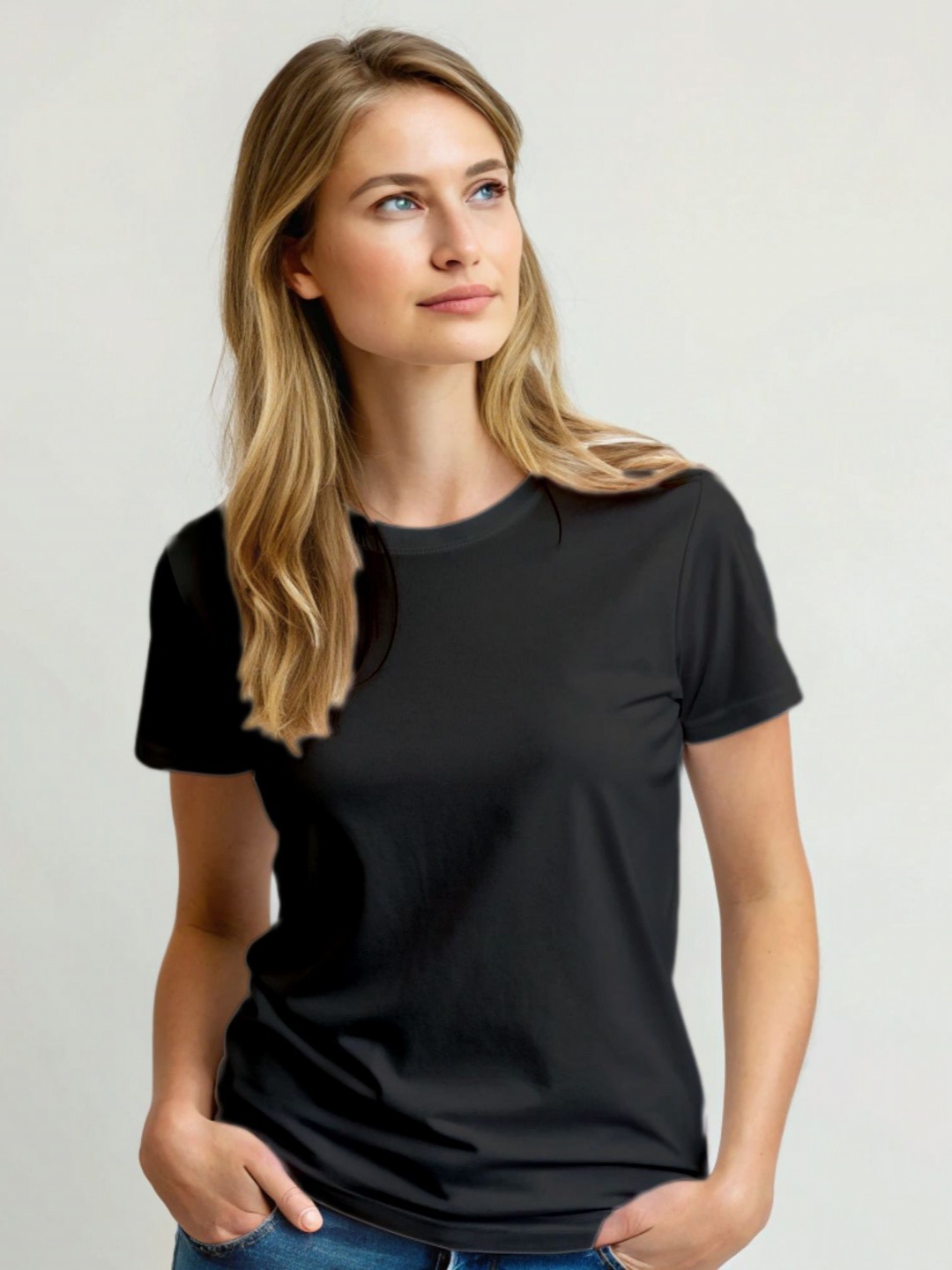 

Xenovaurban Women Extended Sleeves Pockets T-shirt, Black