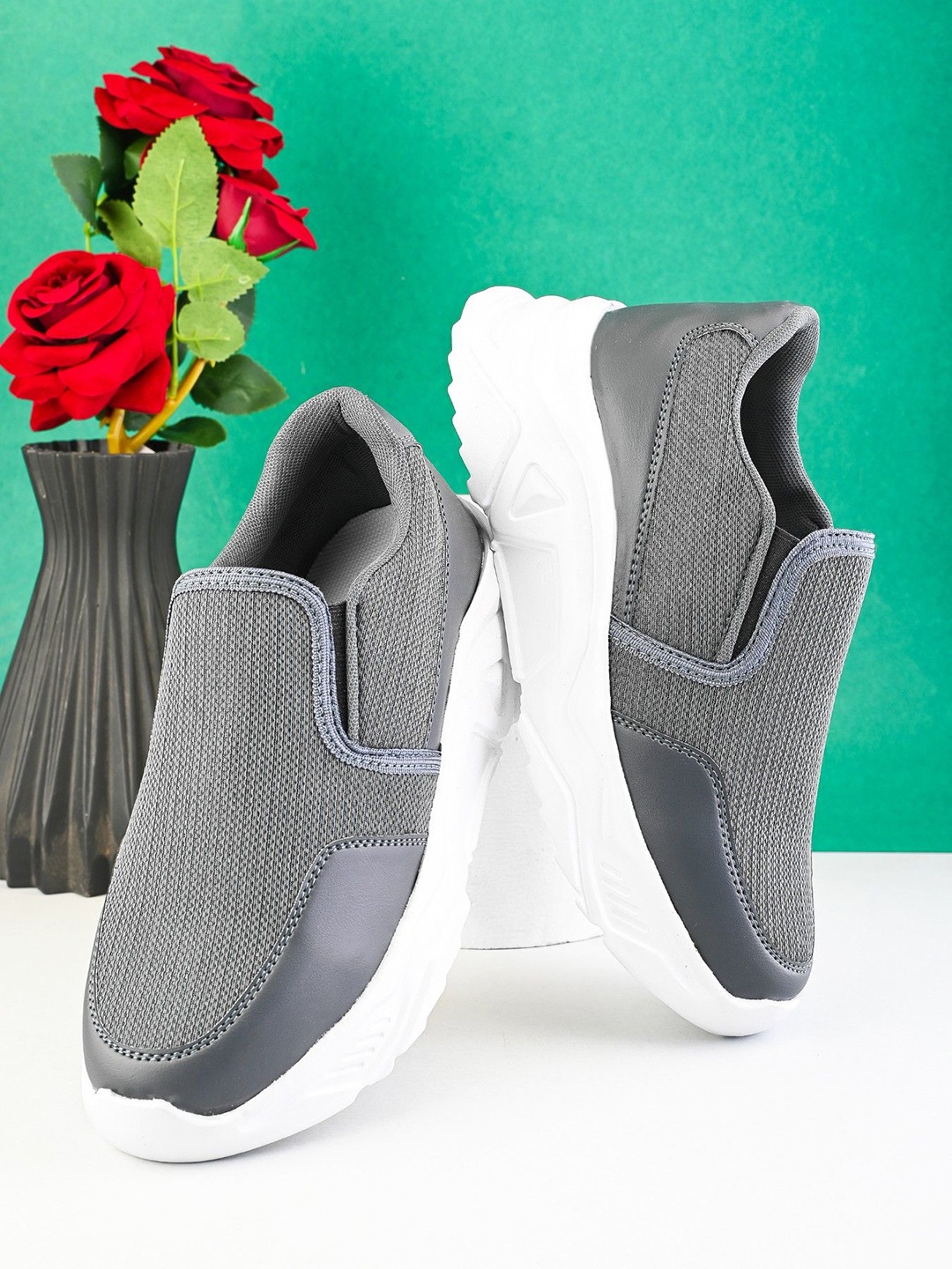 

The Roadster Lifestyle Co Women Slipon Sneakers, Grey