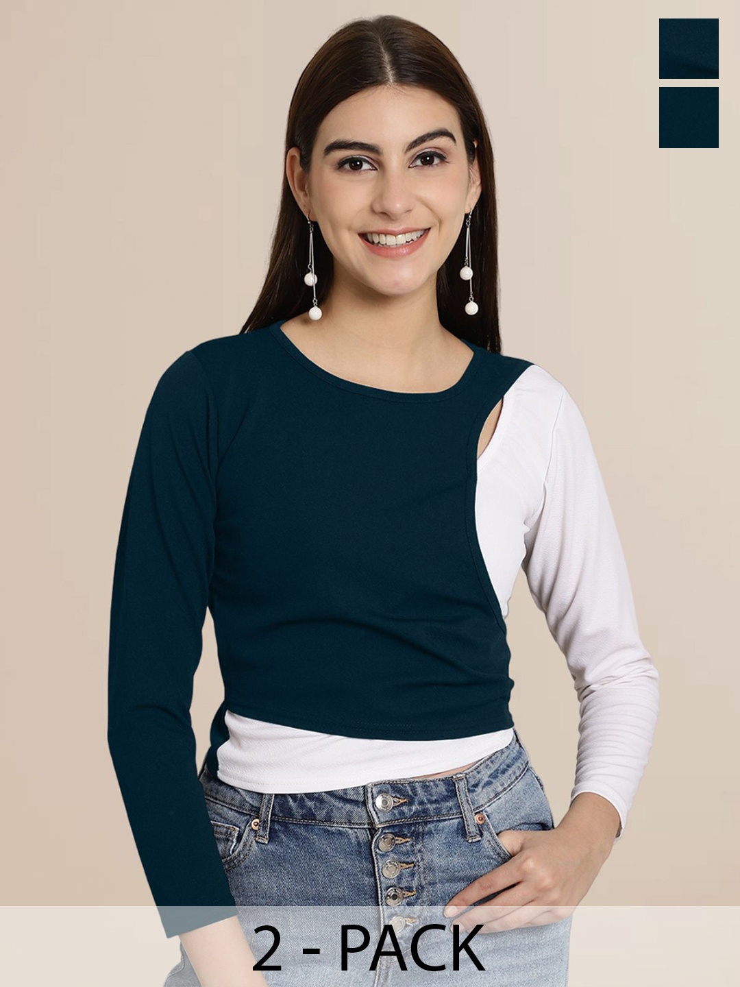

Tromko Puff Sleeve Top, Multi