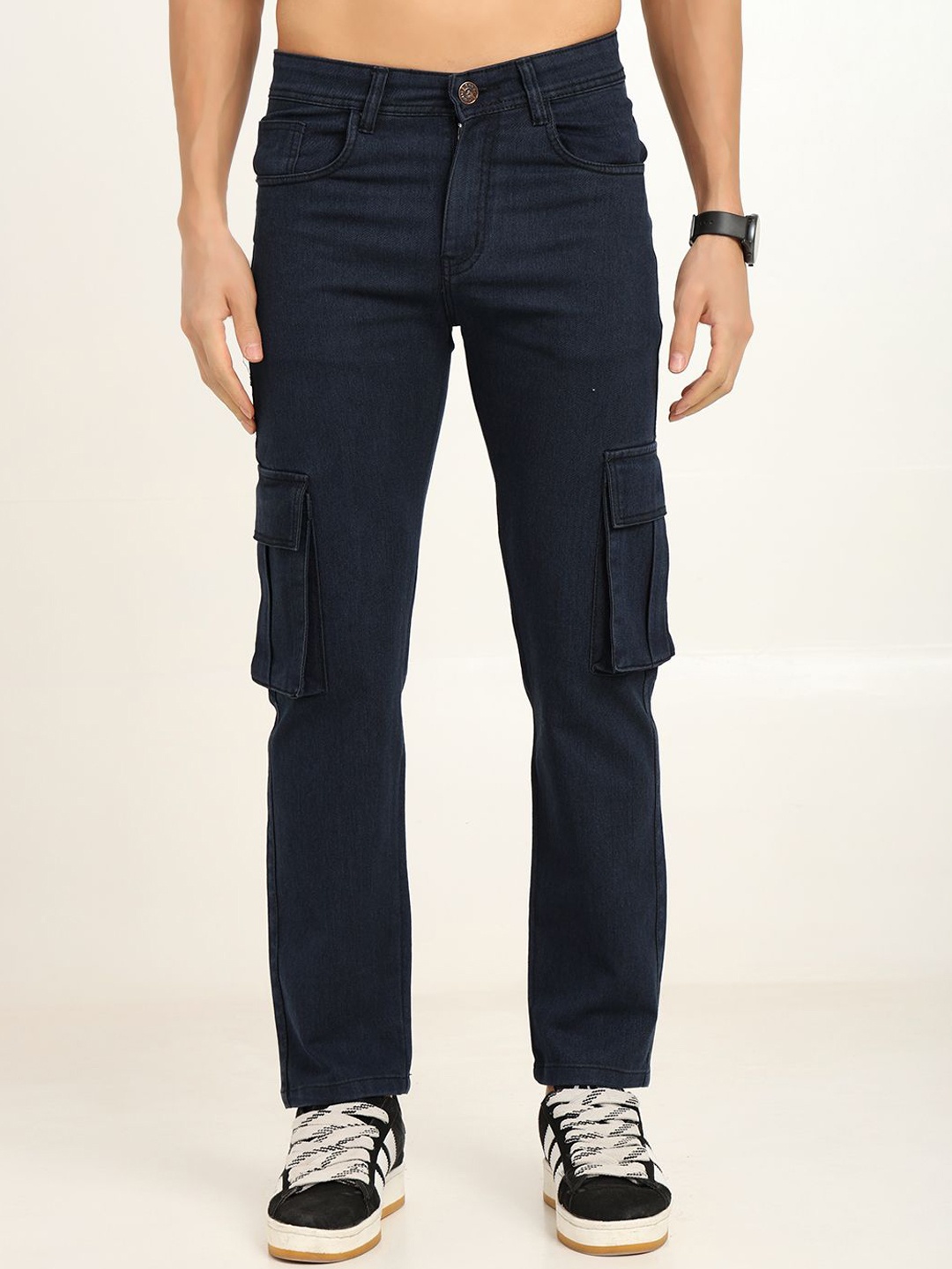 

INDIROCKS Men Jean Stretchable Jeans, Blue