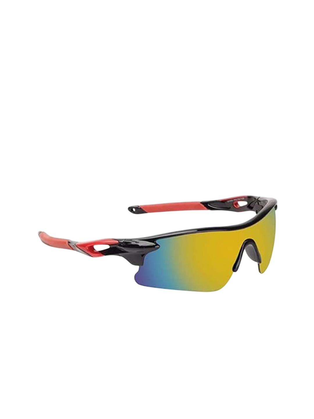 

ISHICO Unisex Sports Sunglasses with UV Protected Lens SPORTS.T20.BLRED.Q1, Yellow