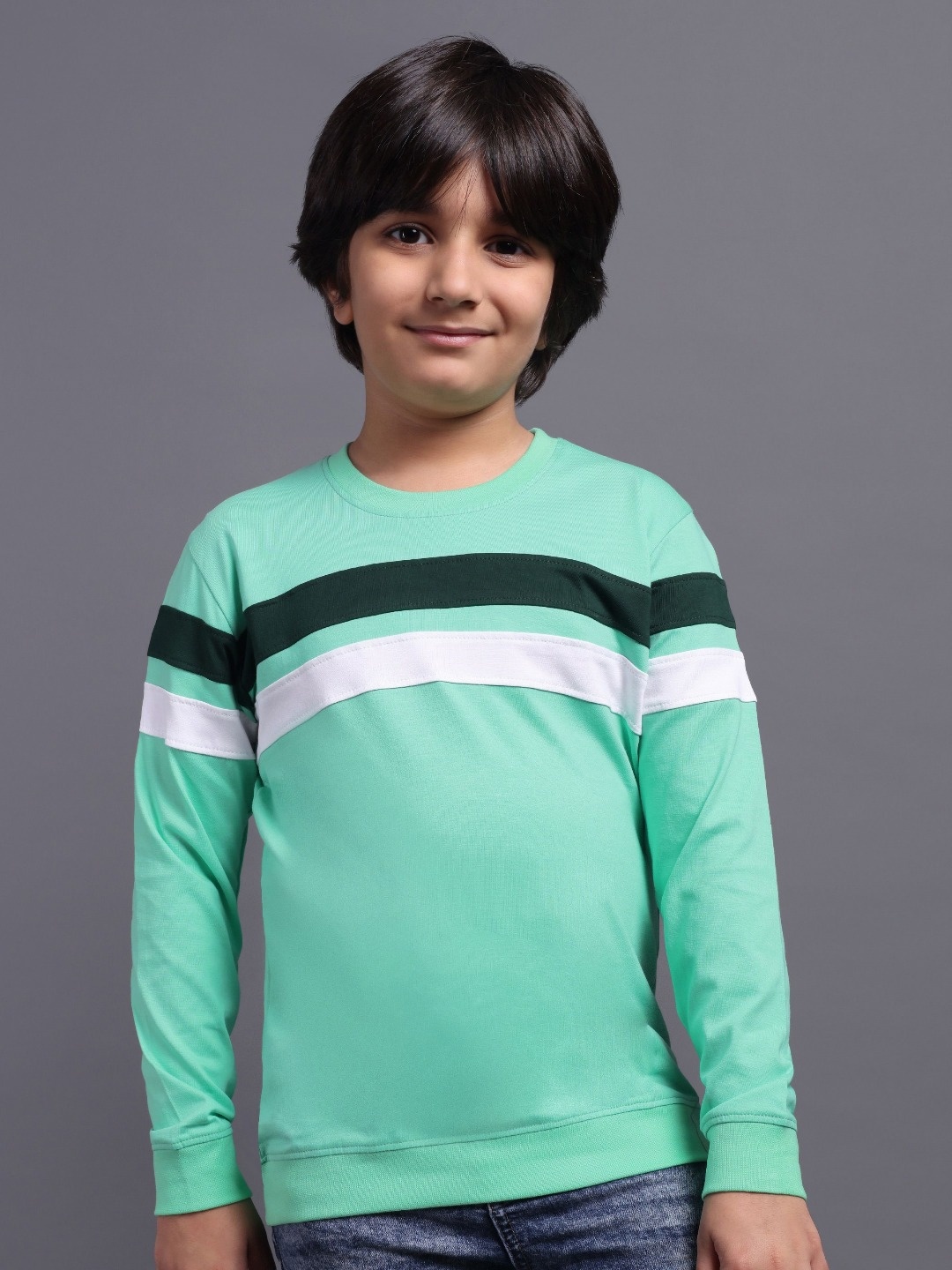 

Killer Boys Colourblocked Pure Cotton Pockets T-shirt, Green