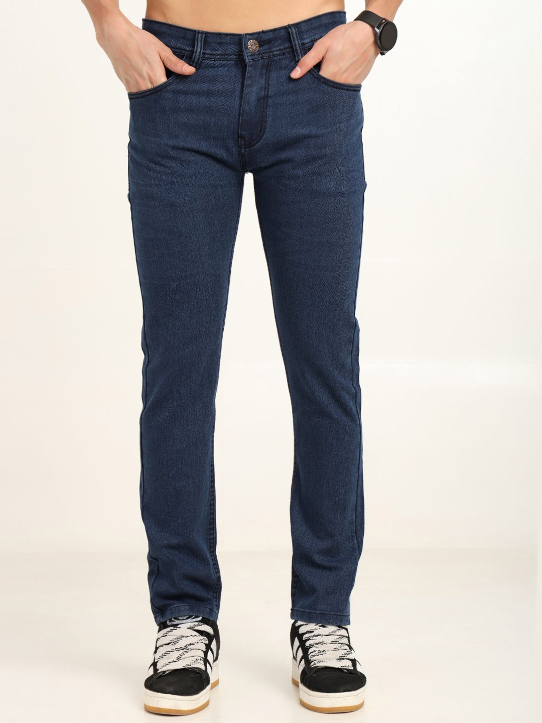 

INDIROCKS Men Jean Stretchable Jeans, Blue
