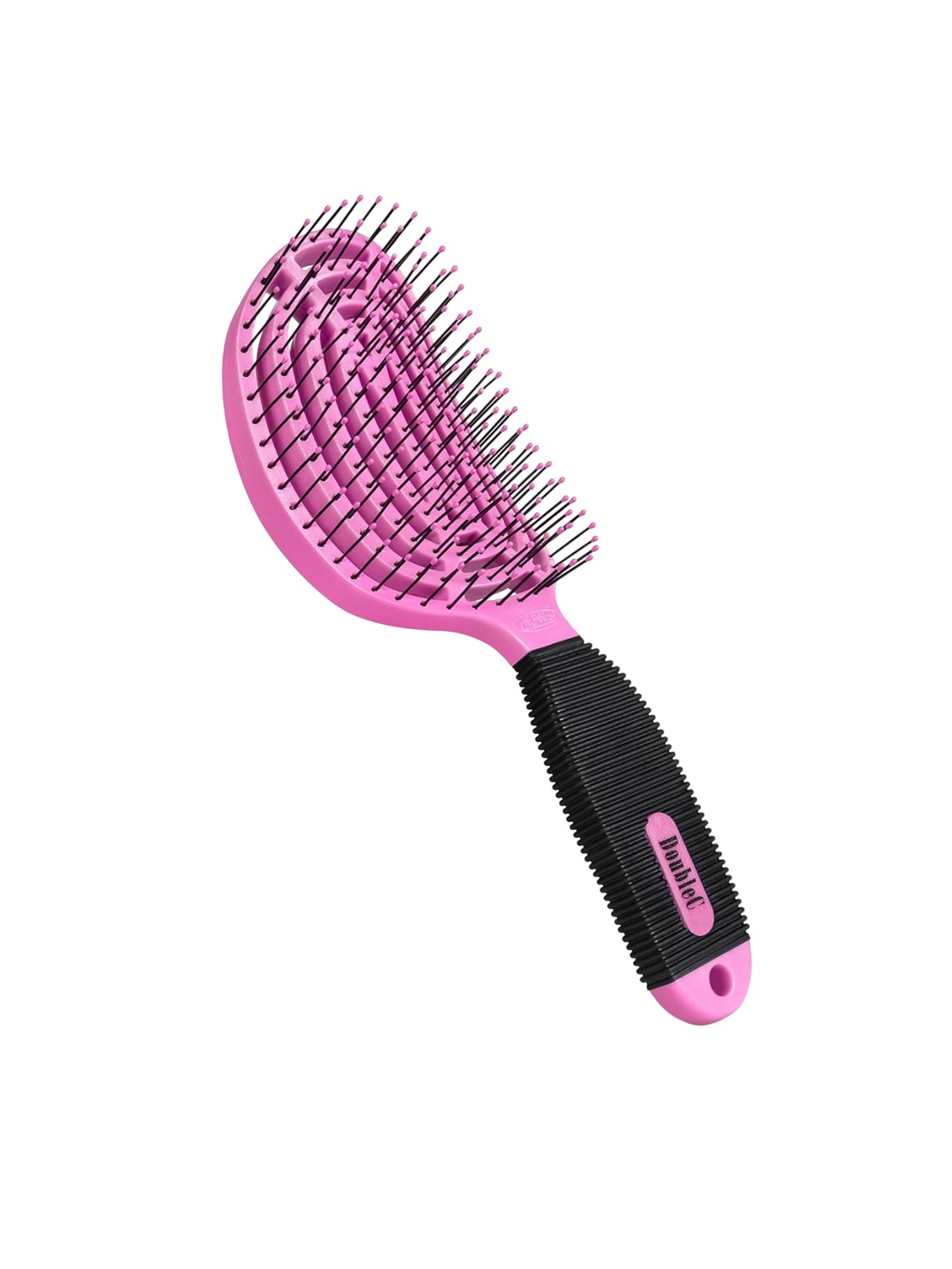 

NuWay 4Hair Detangler Paddle Hair Brush - Pink & Black