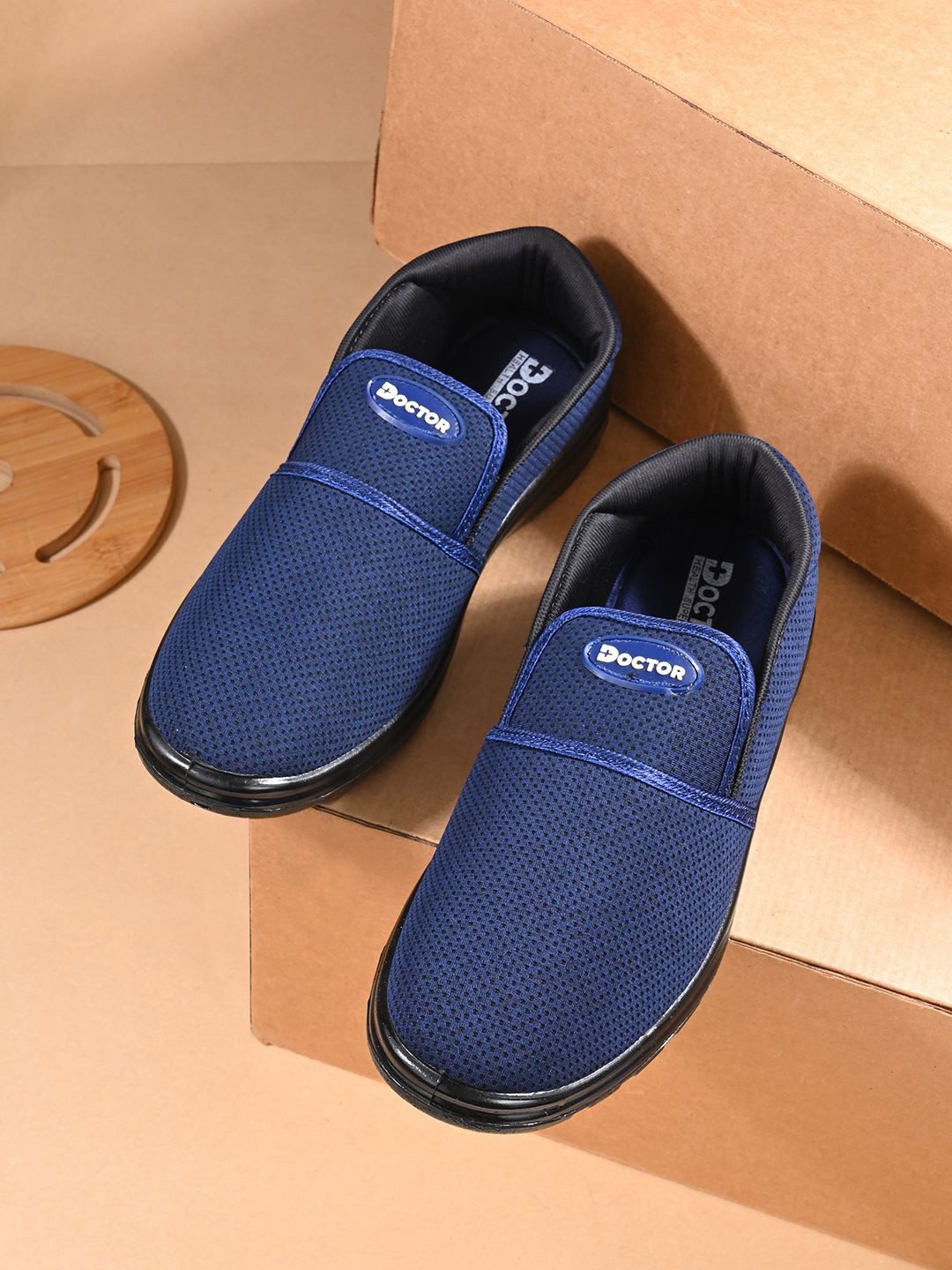 

DOCTOR HEALTH SUPER SOFT Men Slip-On Sneakers, Navy blue