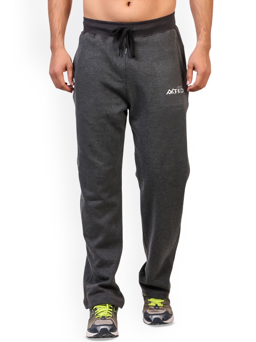 

AKTIO Men Mid-Rise Track Pant, Charcoal