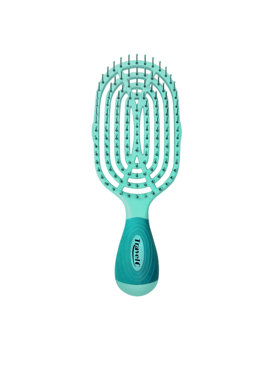 

NuWay 4Hair Patented Detangler Paddle Hair Brush - Teal Green