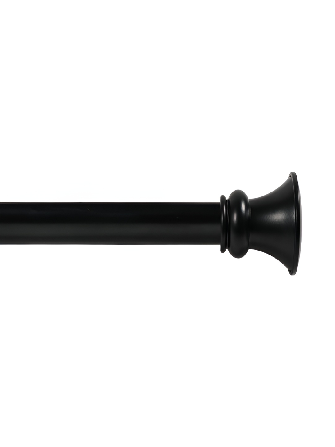 

Deco Window Black Metal Extendable Curtain Rods With Brackets