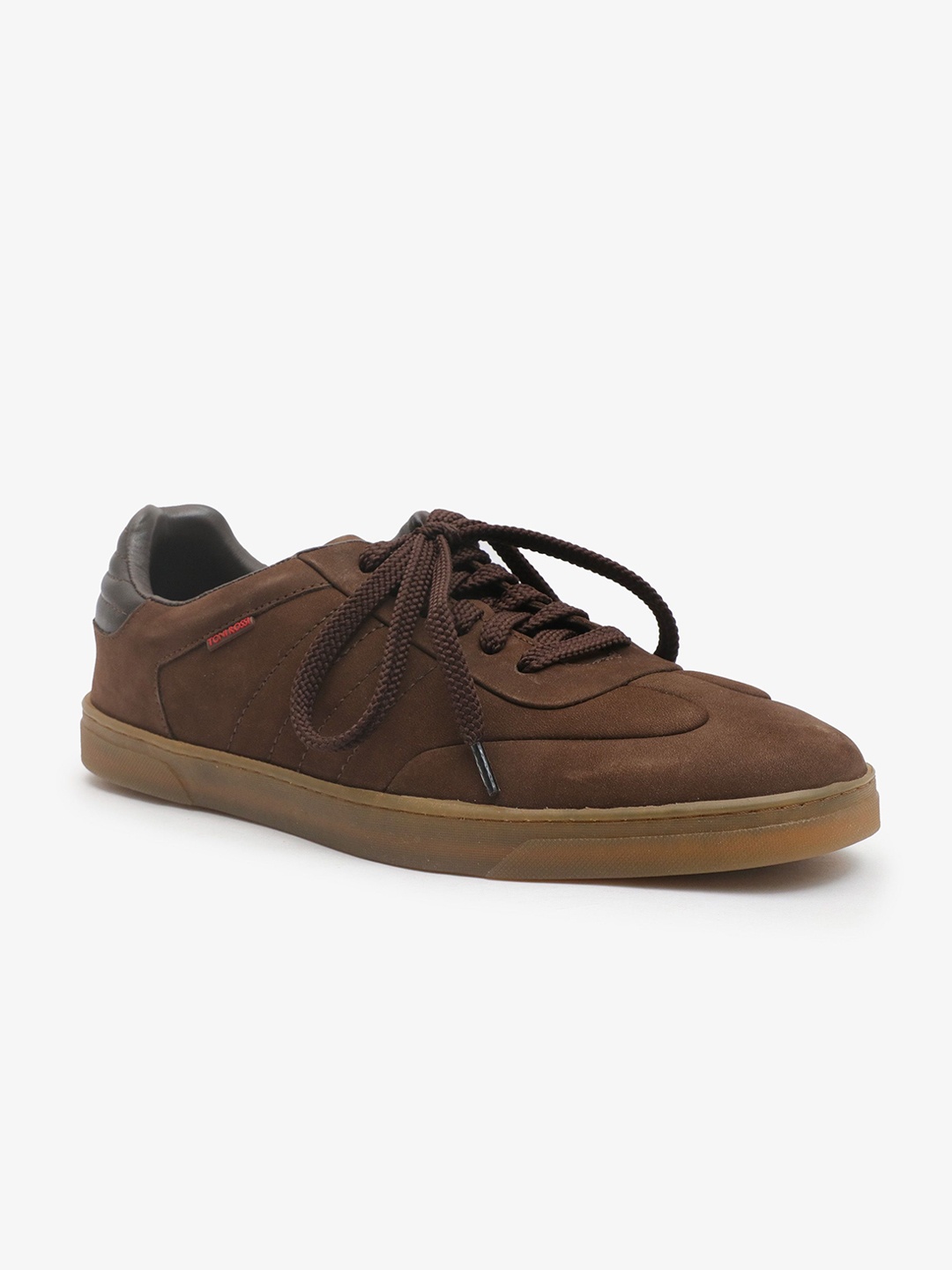 

TONI ROSSI Men Leather Sneakers, Brown