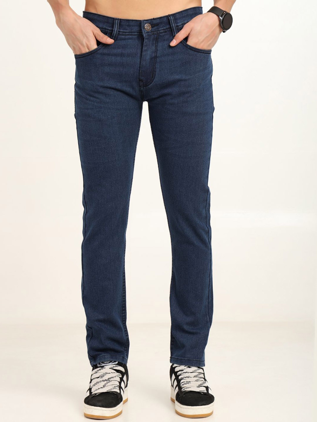 

ComfyStyle Men Jean Stretchable Jeans, Blue