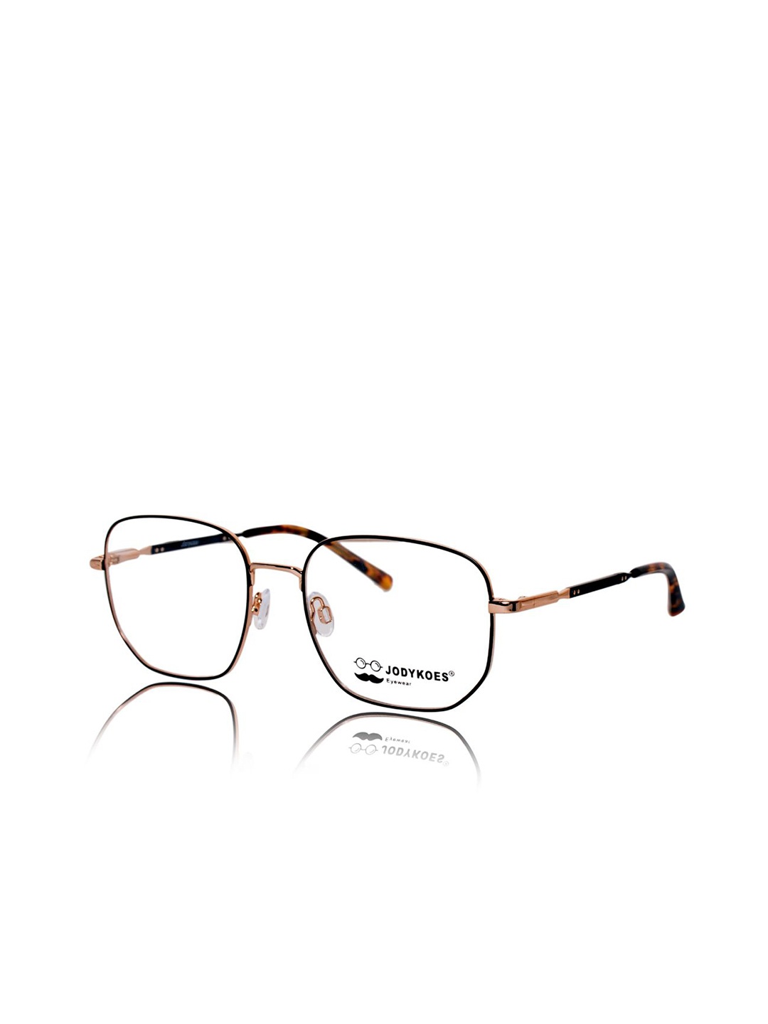 

JODYKOES Unisex Full Rim Square Frames, Black