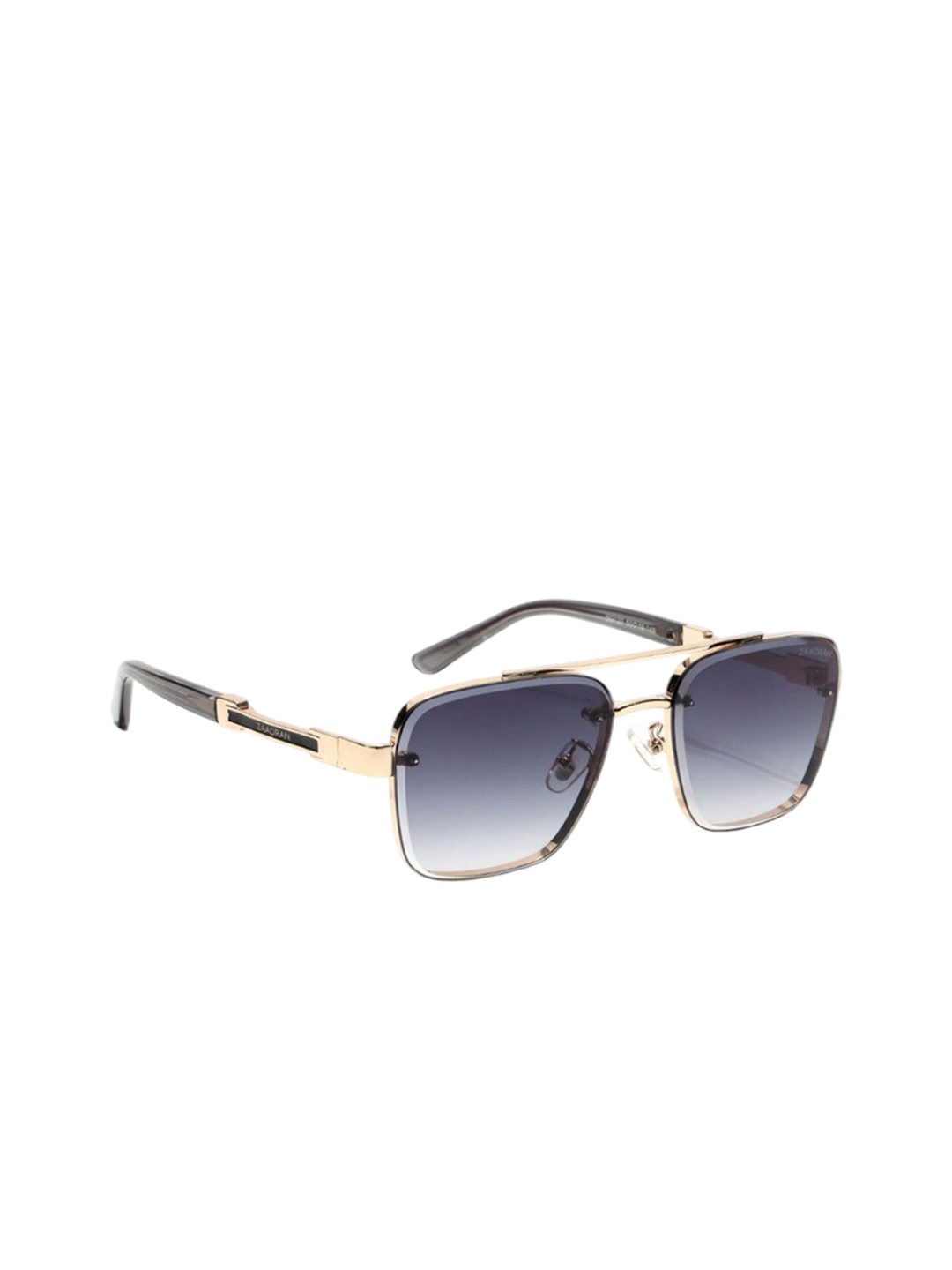 

ZAADRAN Unisex Wayfarer Sunglasses with Polarised and UV Protected Lens, Black