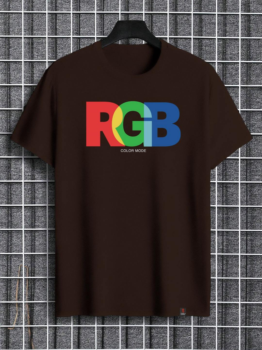 

TOGS & TERRE Women Typography Printed Organic Cotton T-shirt, Brown