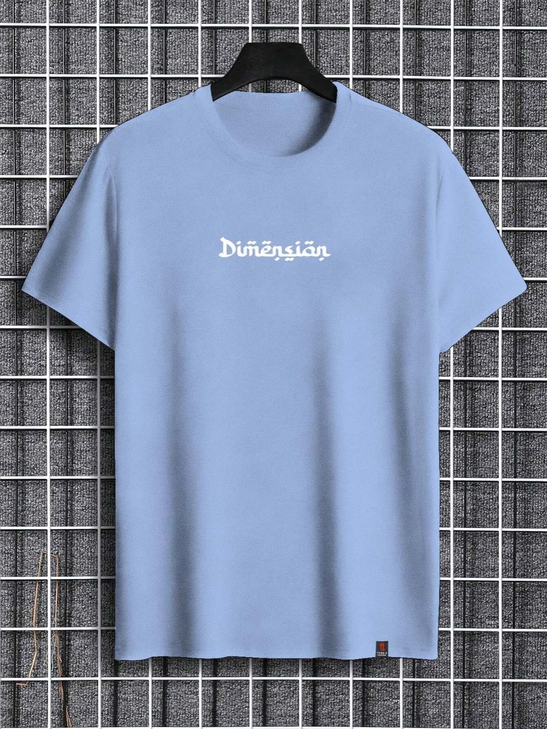 

TOGS & TERRE Men Typography Printed Organic Cotton T-shirt, Blue