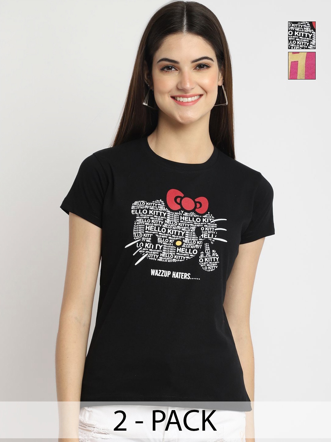 

Tromko Women Typography Printed T-shirt, Multi